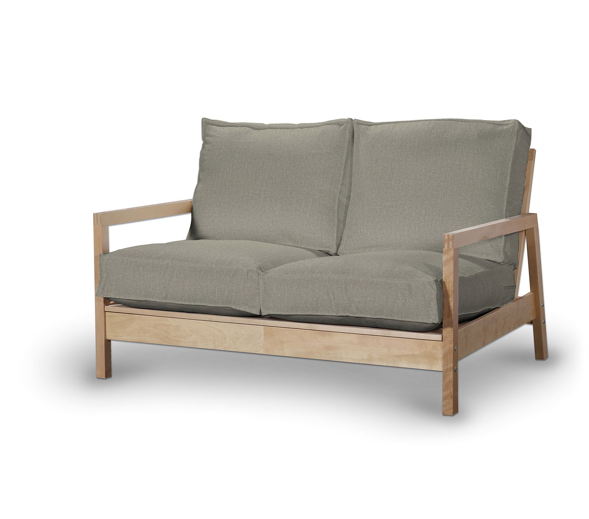 Bezug für Lillberg 2-Sitzer Sofa Farbe beige Stoff strukturiert