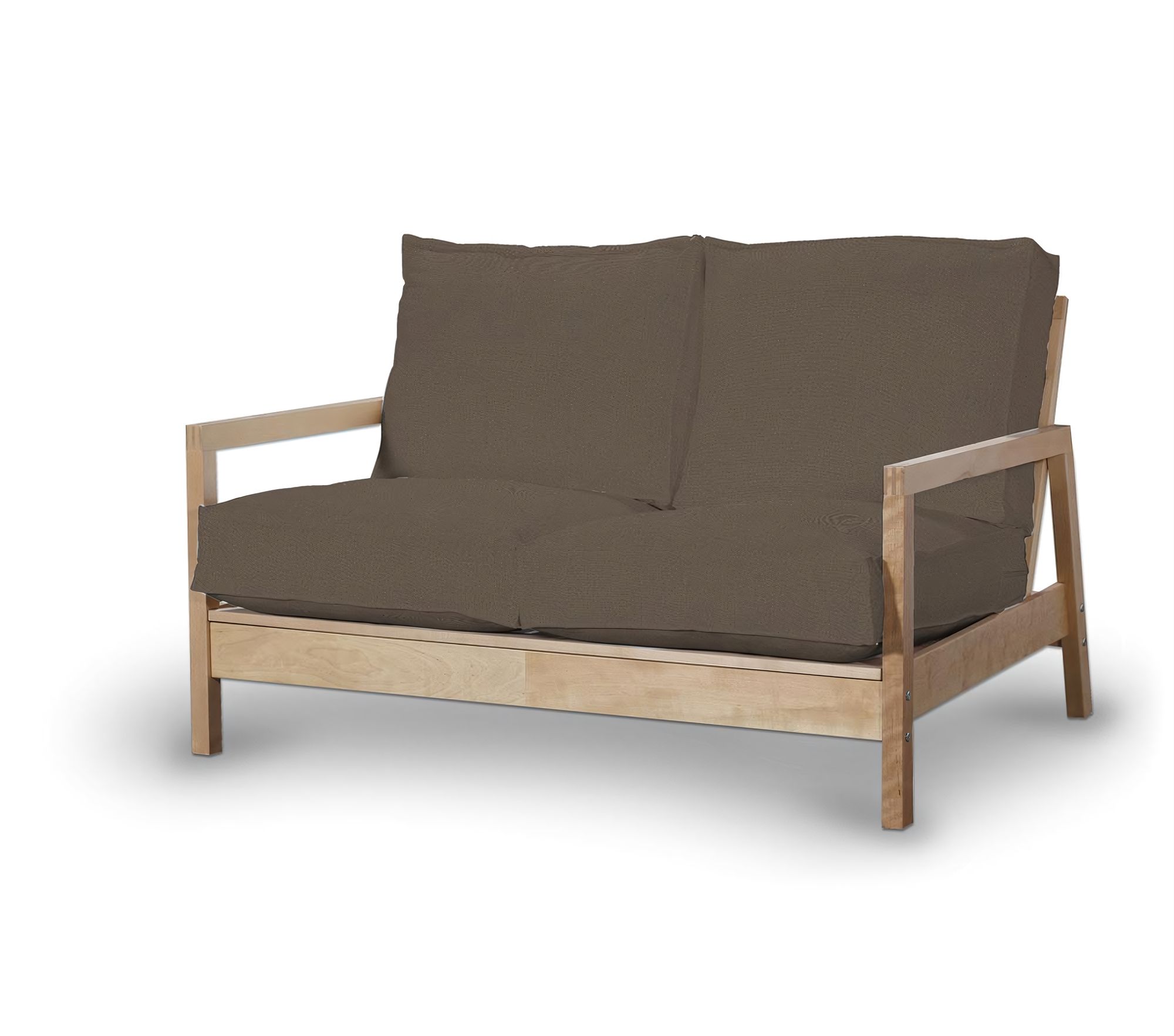 Bezug für Lillberg 2-Sitzer Sofa Farbe braun Stoff strukturiert