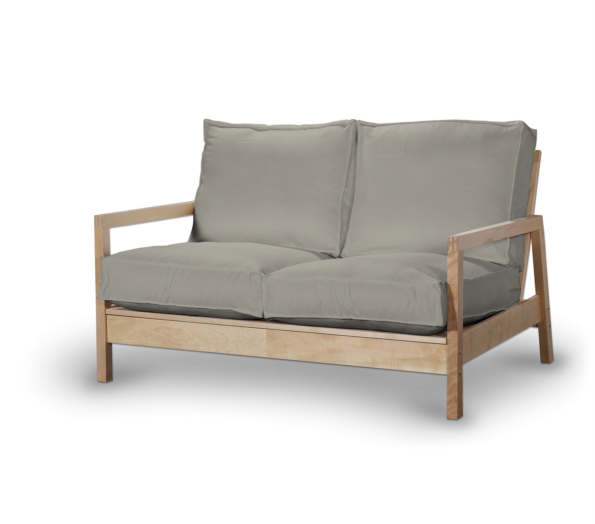 Bezug für Lillberg 2-Sitzer Sofa Farbe grün Stoff samt