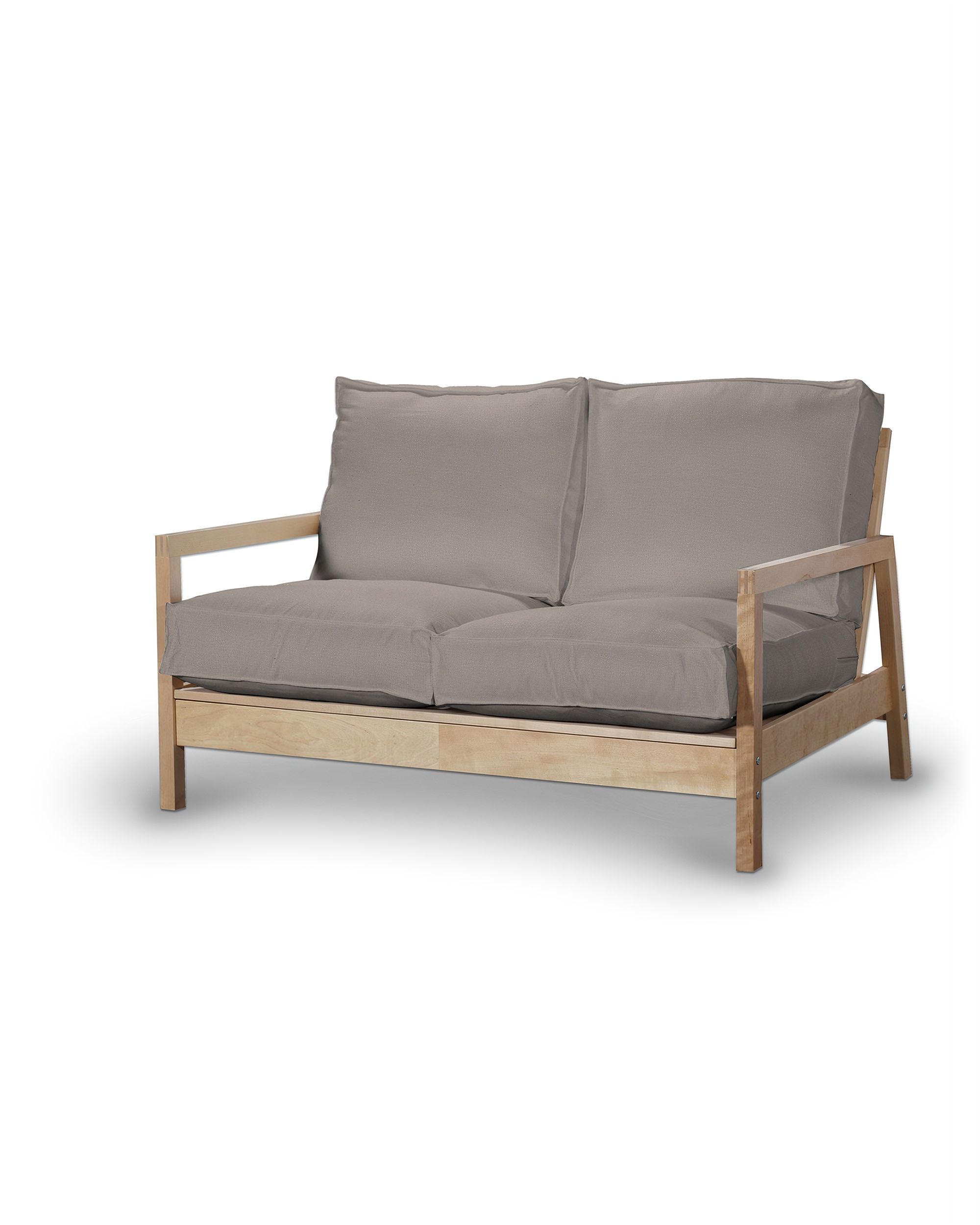 Bezug für Lillberg 2-Sitzer Sofa Farbe beige Stoff samt