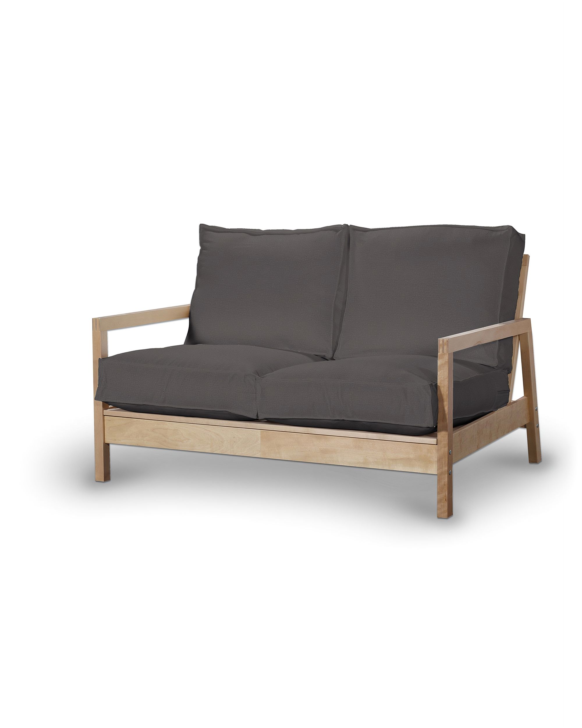 Bezug für Lillberg 2-Sitzer Sofa Farbe braun Stoff samt