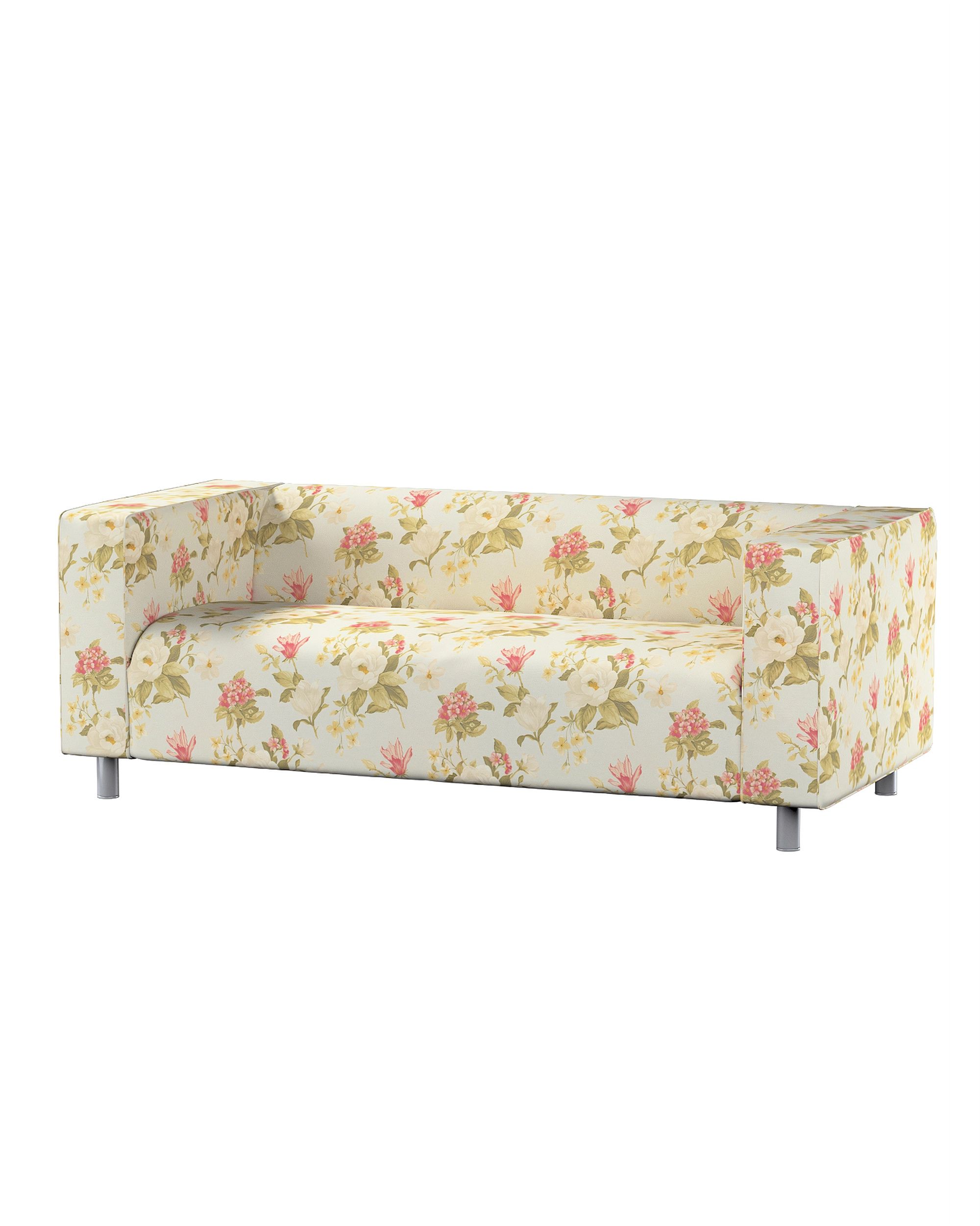 Bezug für Klippan 2-Sitzer Sofa Farbe bunt Stoff gemustert