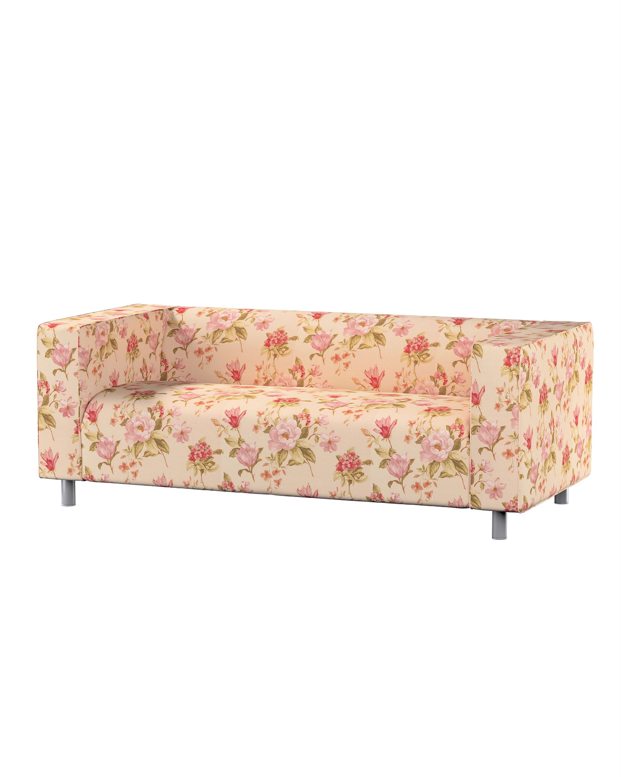 Bezug für Klippan 2-Sitzer Sofa Farbe bunt Stoff gemustert