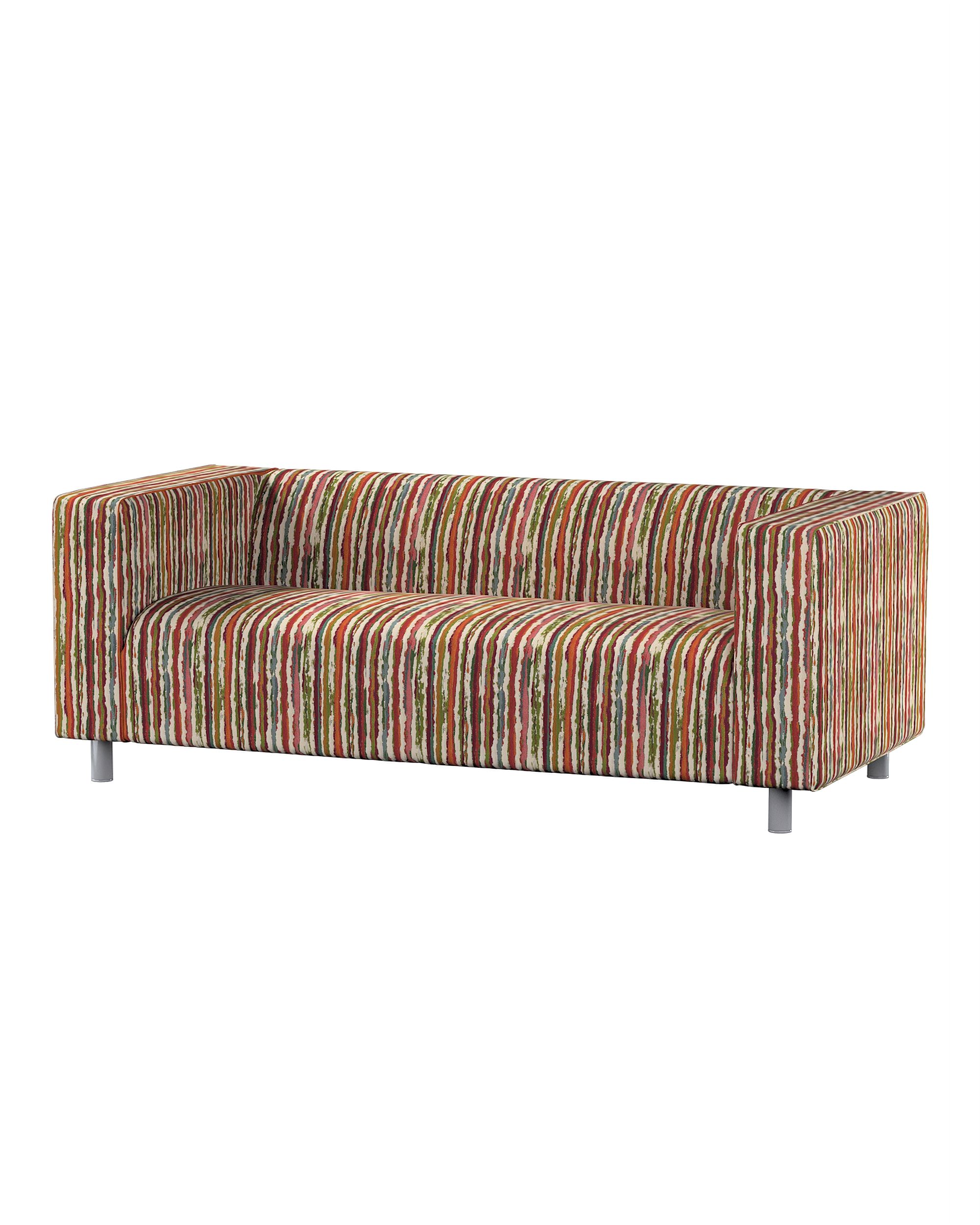 Bezug für Klippan 2-Sitzer Sofa Farbe bunt Stoff strukturiert, gemustert