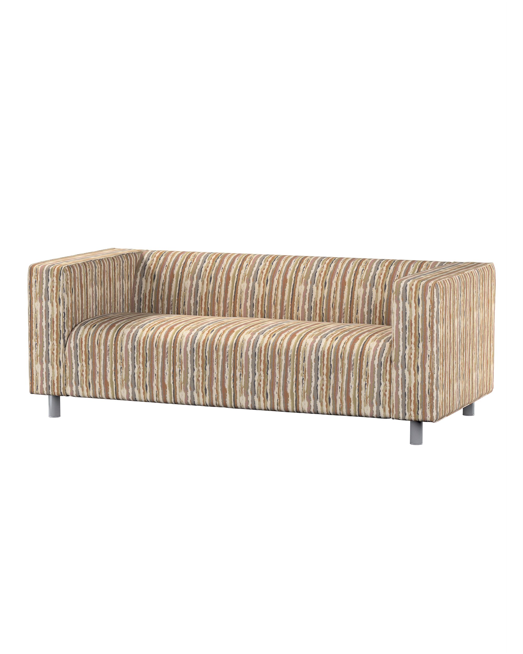 Bezug für Klippan 2-Sitzer Sofa Farbe beige Stoff strukturiert, gemustert