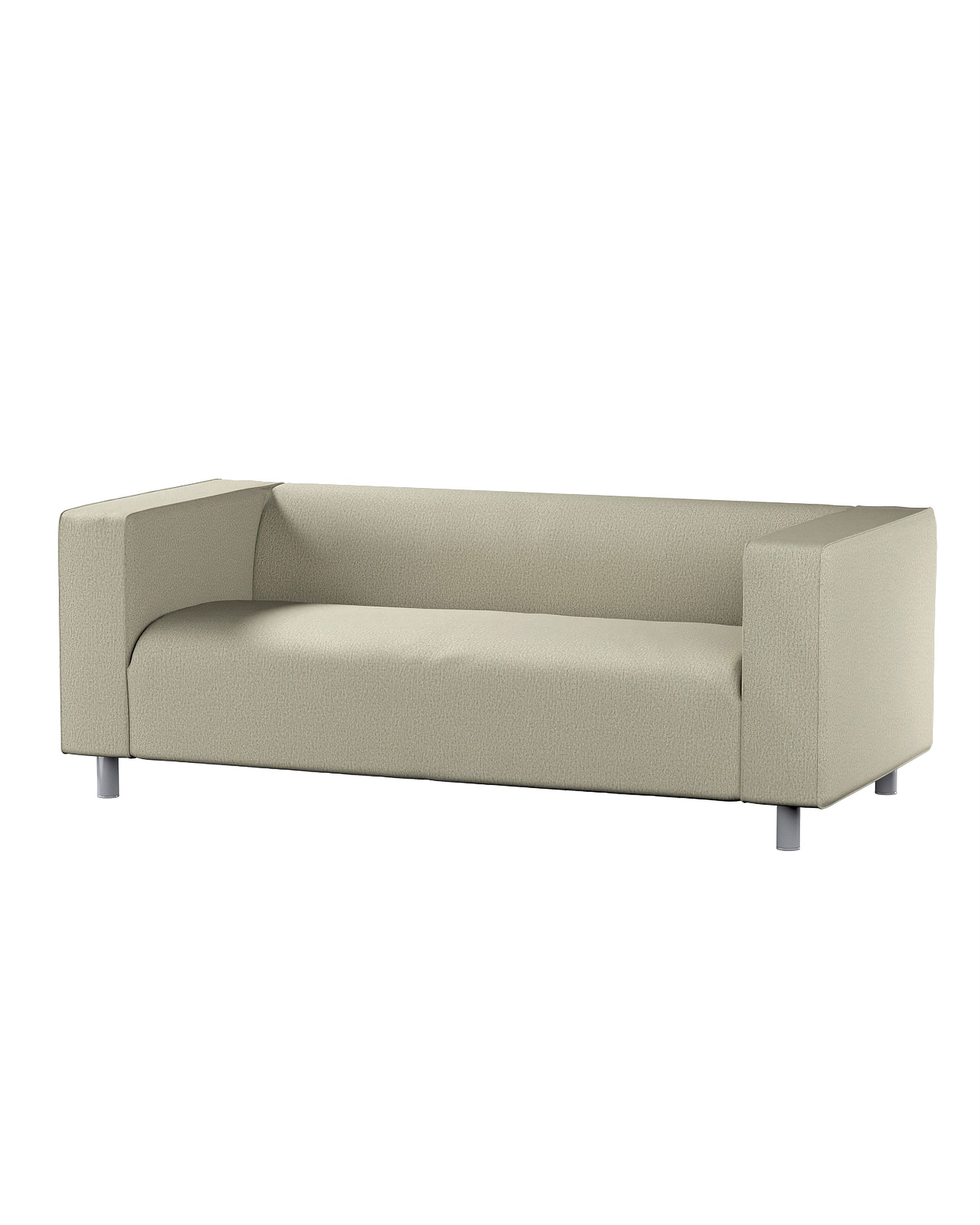 Bezug für Klippan 2-Sitzer Sofa Farbe beige Stoff strukturiert