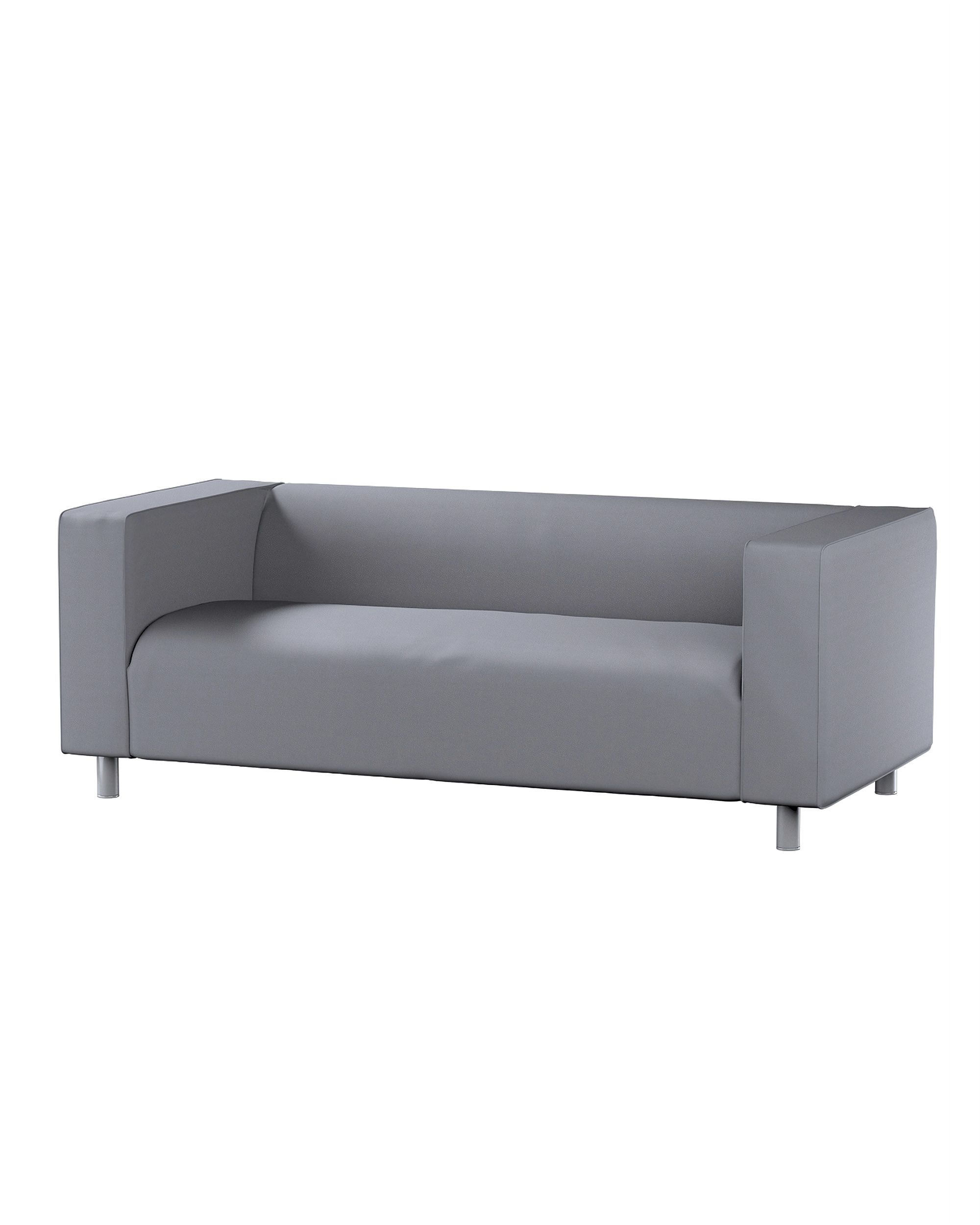 Bezug für Klippan 2-Sitzer Sofa Farbe grau