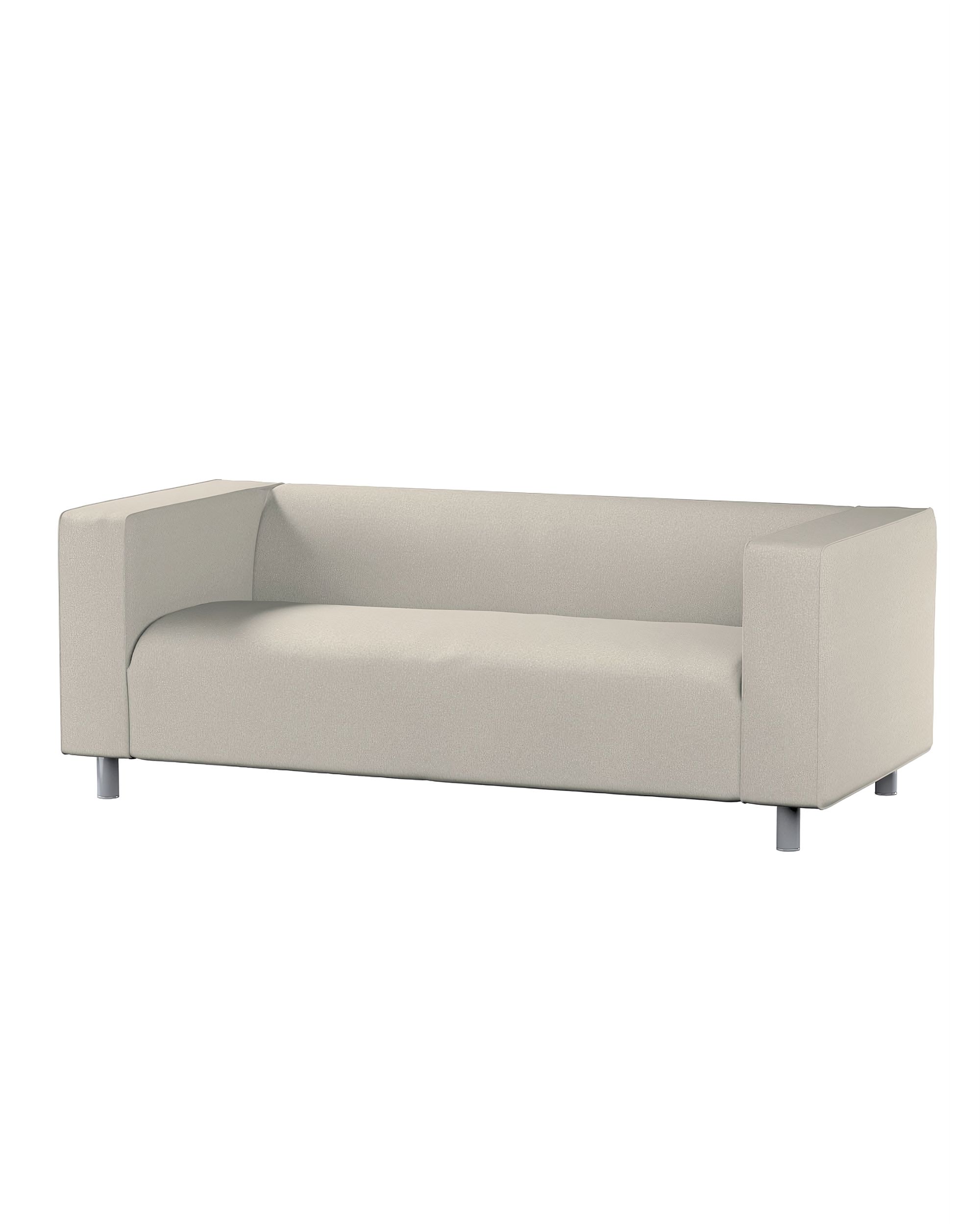 Bezug für Klippan 2-Sitzer Sofa Farbe beige Stoff strukturiert