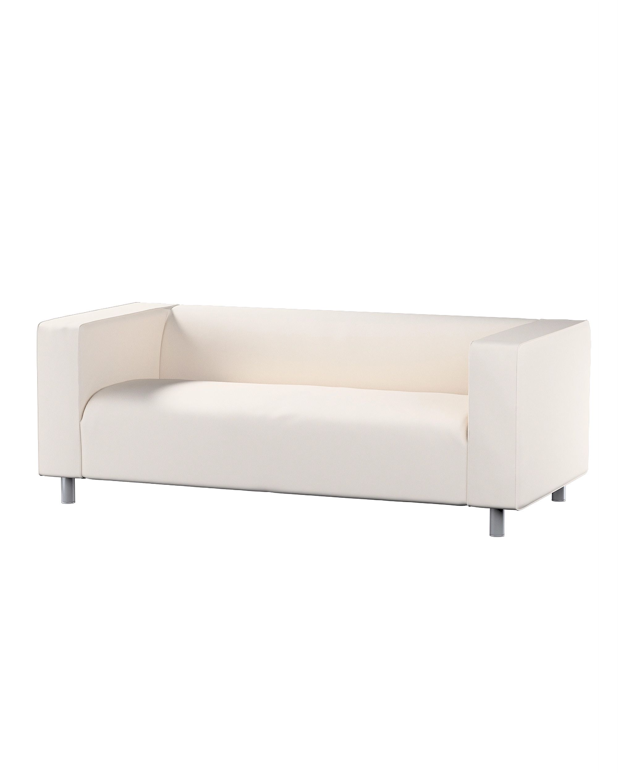 Bezug für Klippan 2-Sitzer Sofa Farbe beige Stoff strukturiert