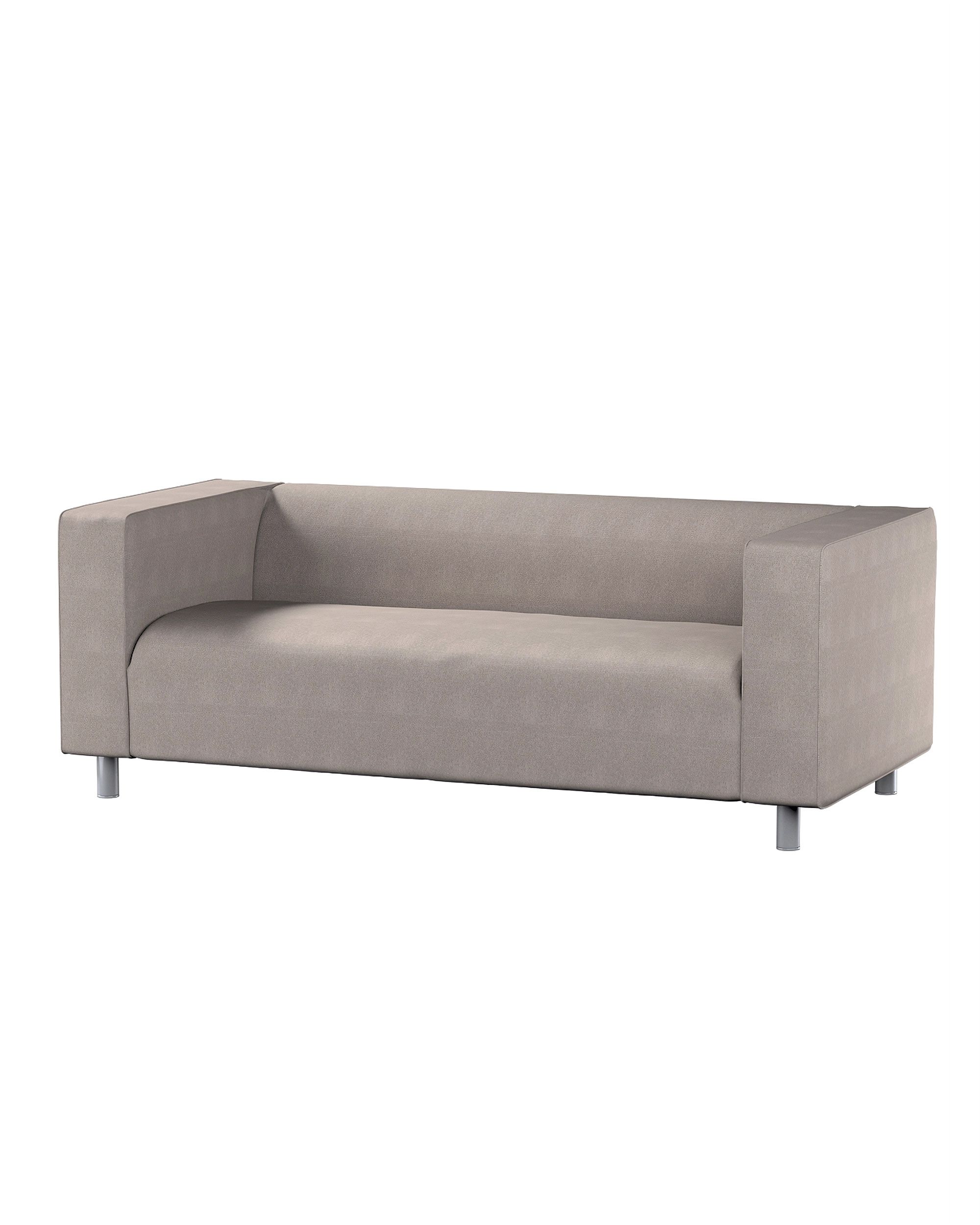 Bezug für Klippan 2-Sitzer Sofa Farbe beige Stoff strukturiert