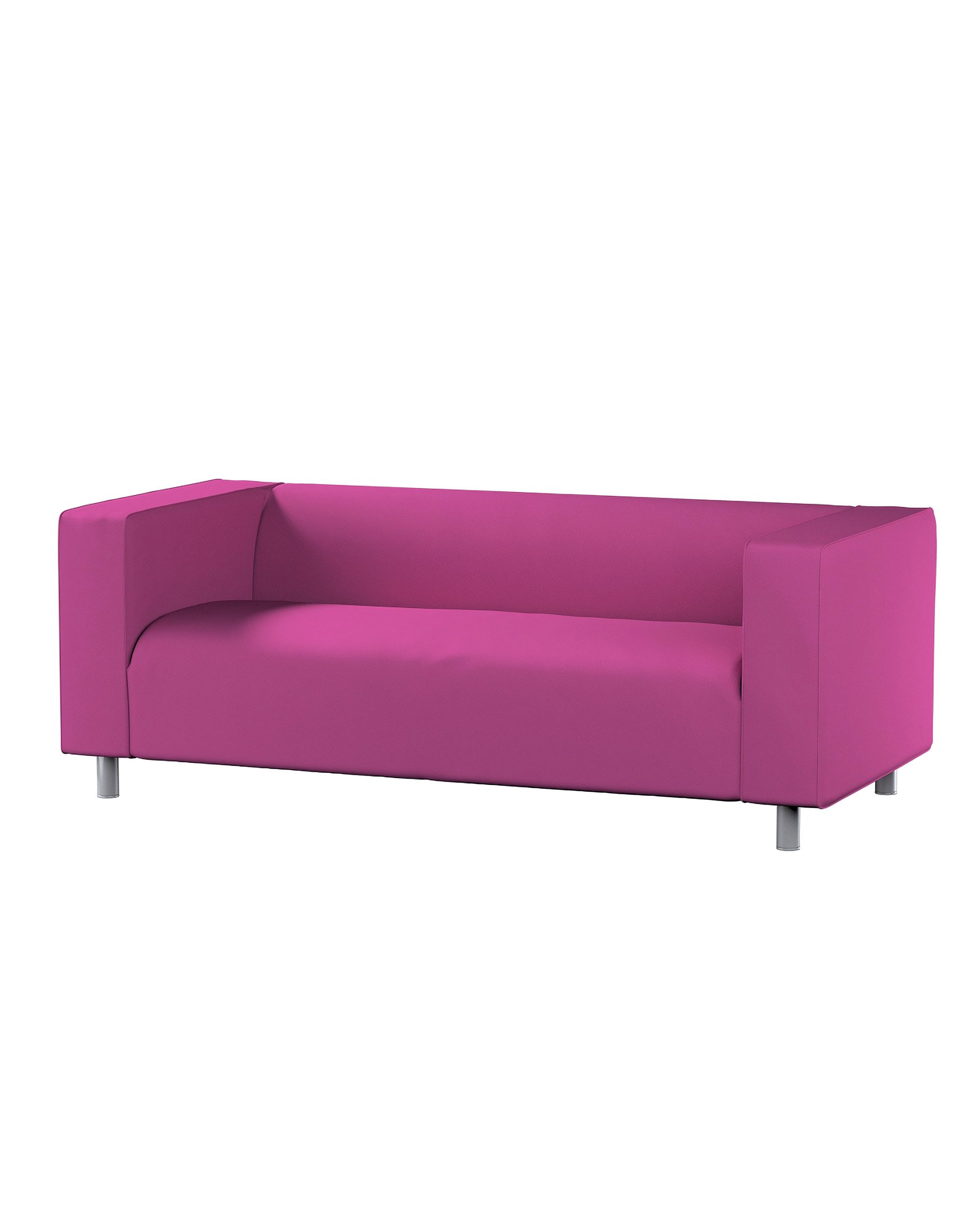 Bezug für Klippan 2-Sitzer Sofa Farbe rosa Stoff strukturiert