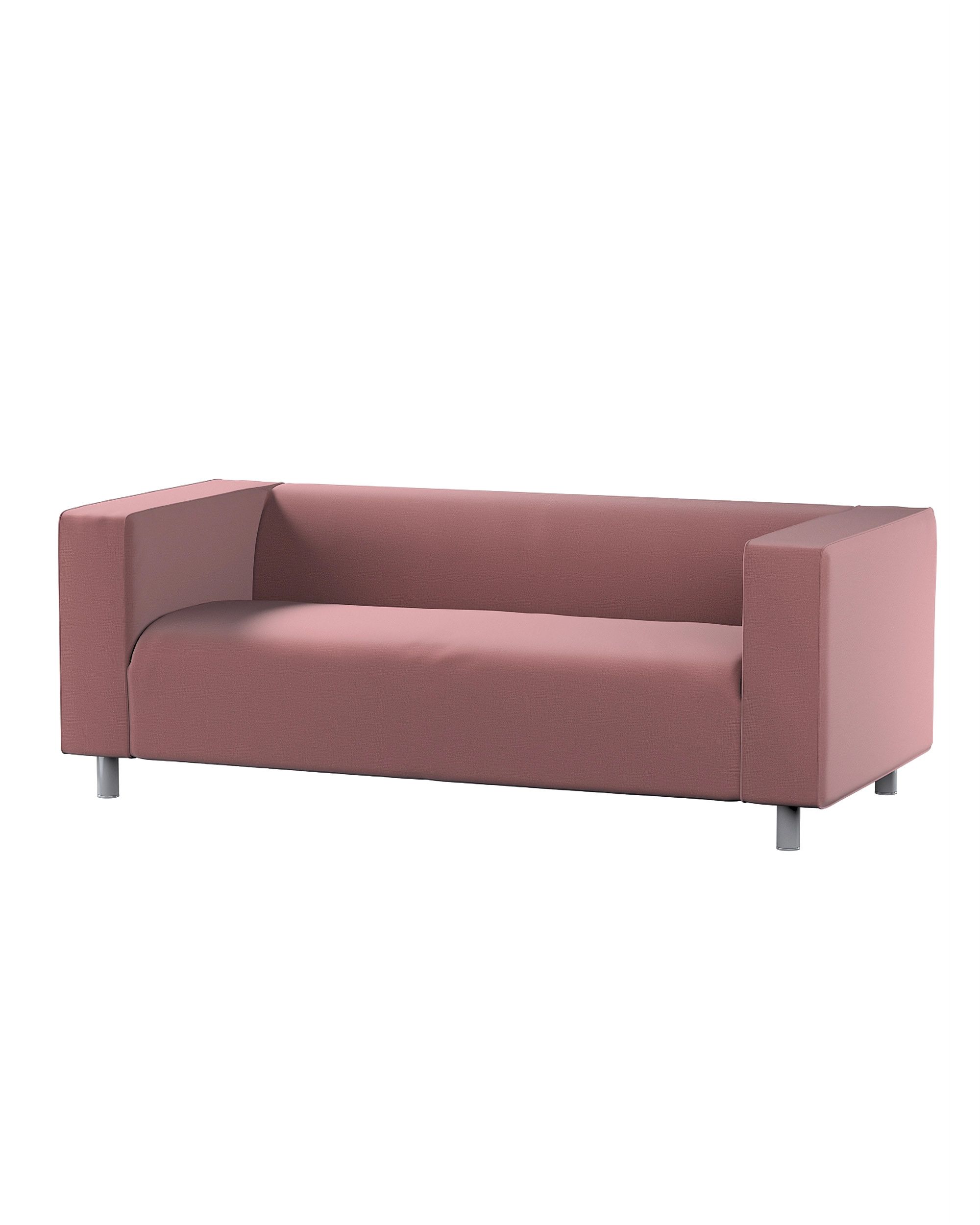 Bezug für Klippan 2-Sitzer Sofa Farbe violett Stoff samt