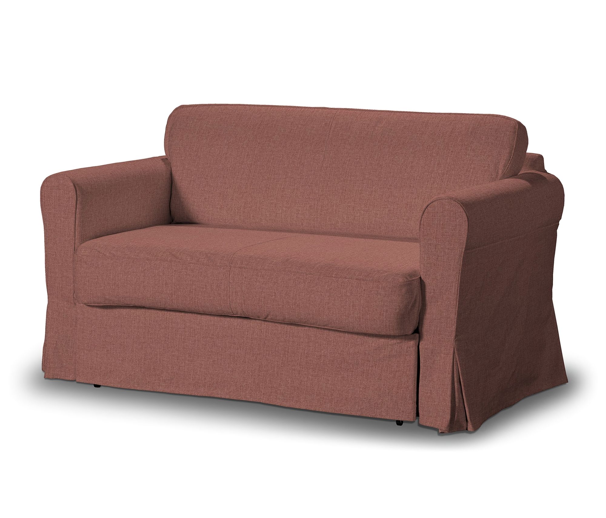 Bezug für Hagalund Sofa Farbe braun Stoff strukturiert