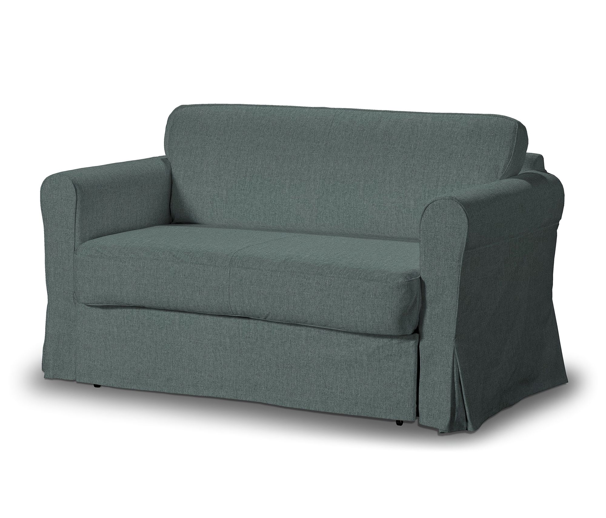 Bezug für Hagalund Sofa Farbe blau Stoff strukturiert