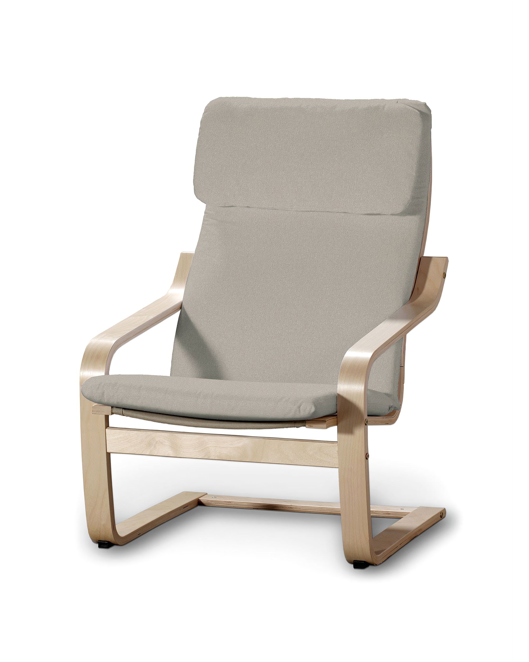 Bezug für Poäng Sessel I Farbe beige Stoff strukturiert