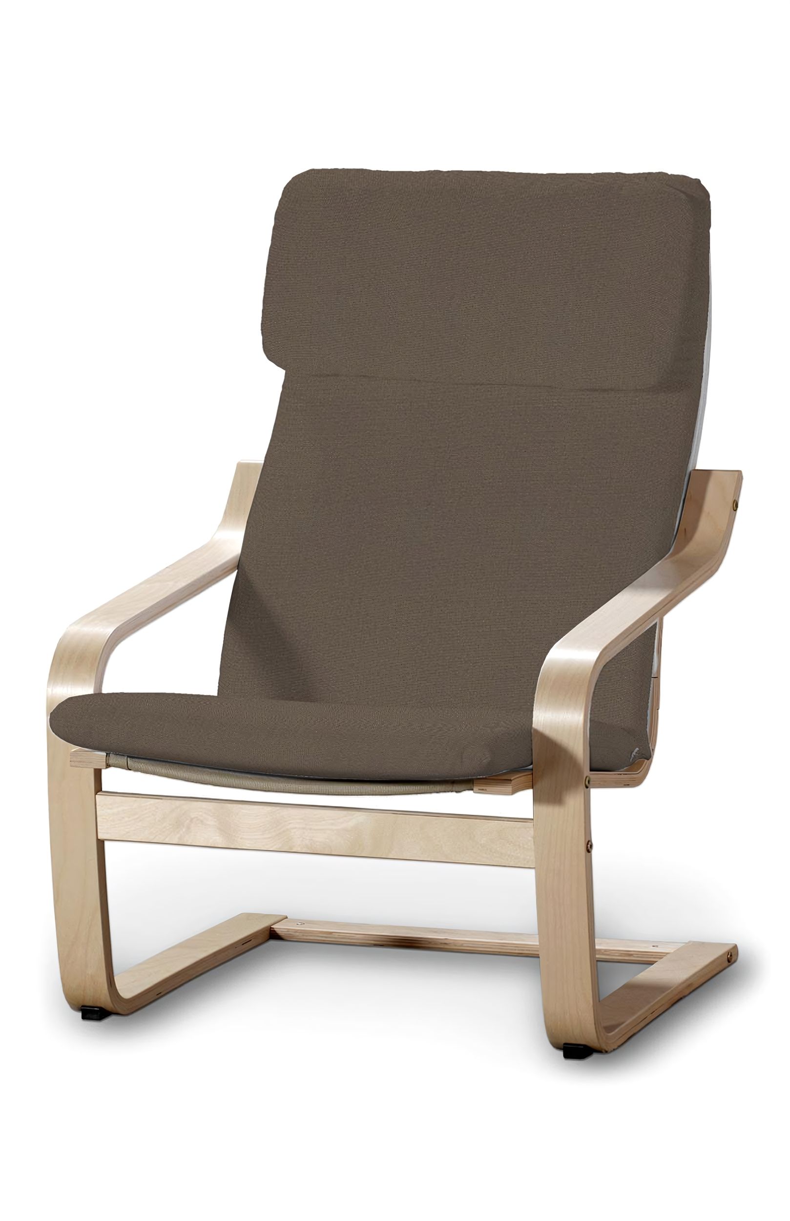 Bezug für Poäng Sessel I Farbe braun Stoff strukturiert