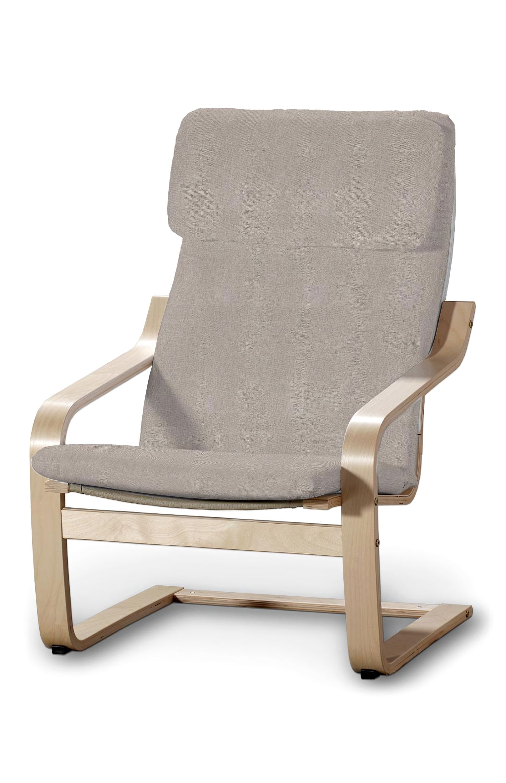 Bezug für Poäng Sessel I Farbe beige Stoff strukturiert