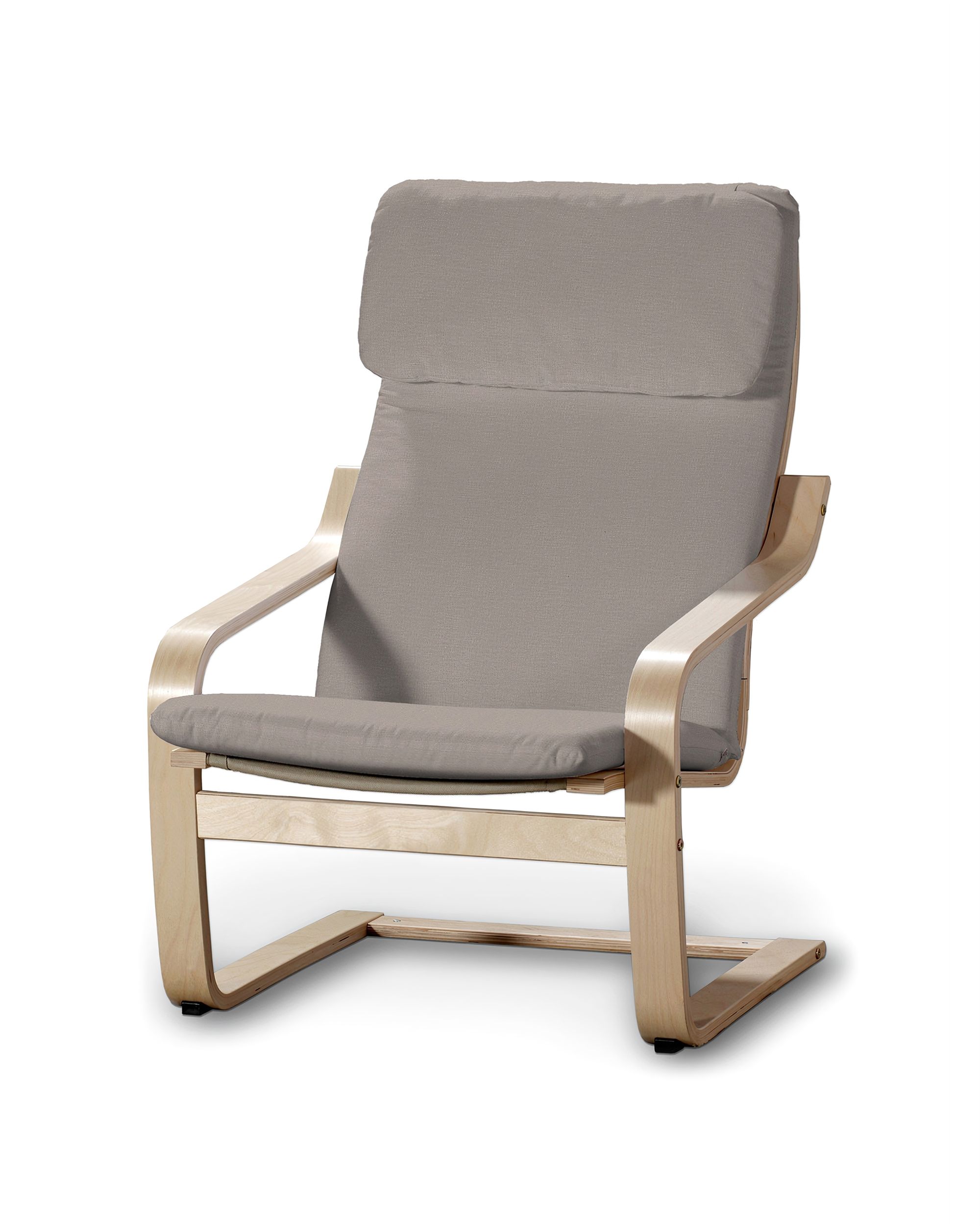 Bezug für Poäng Sessel I Farbe beige Stoff samt