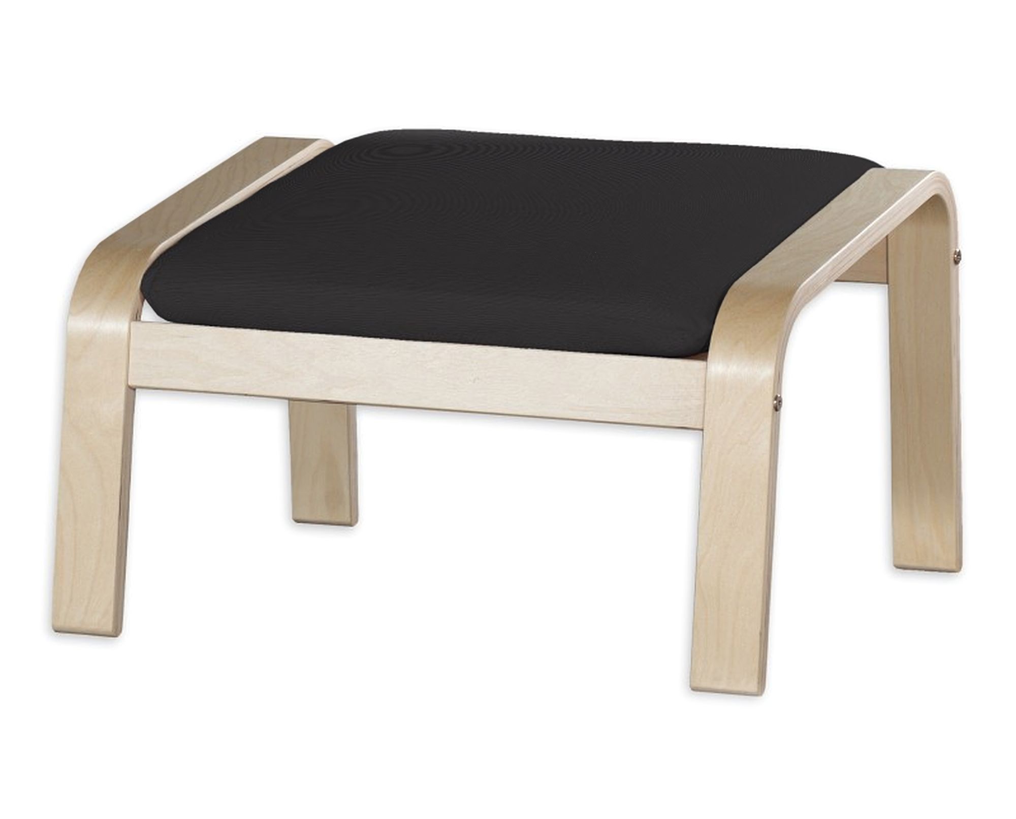 Bezug für Poäng Hocker Farbe grau
