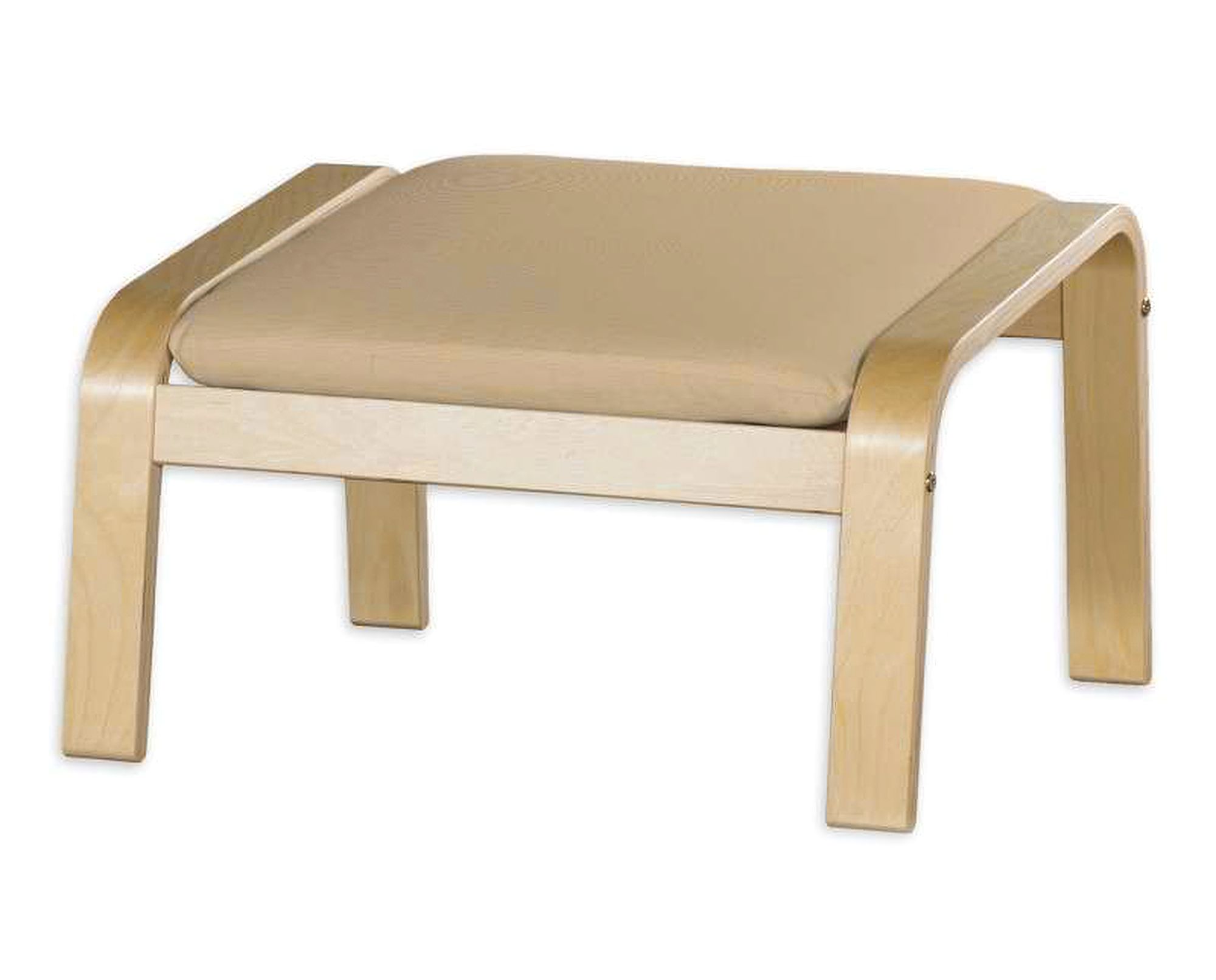 Bezug für Poäng Hocker Farbe beige