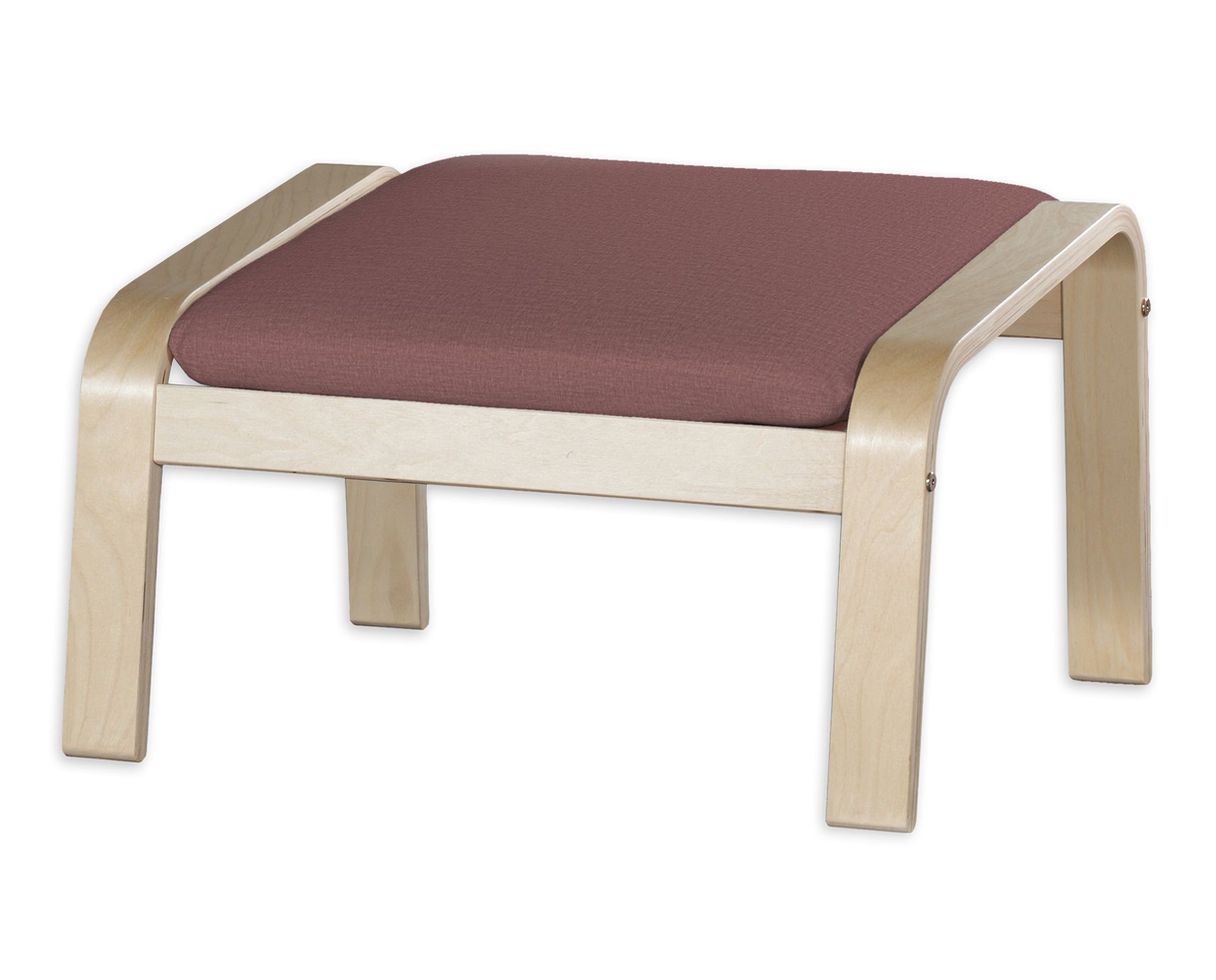 Bezug für Poäng Hocker Farbe violett Stoff samt