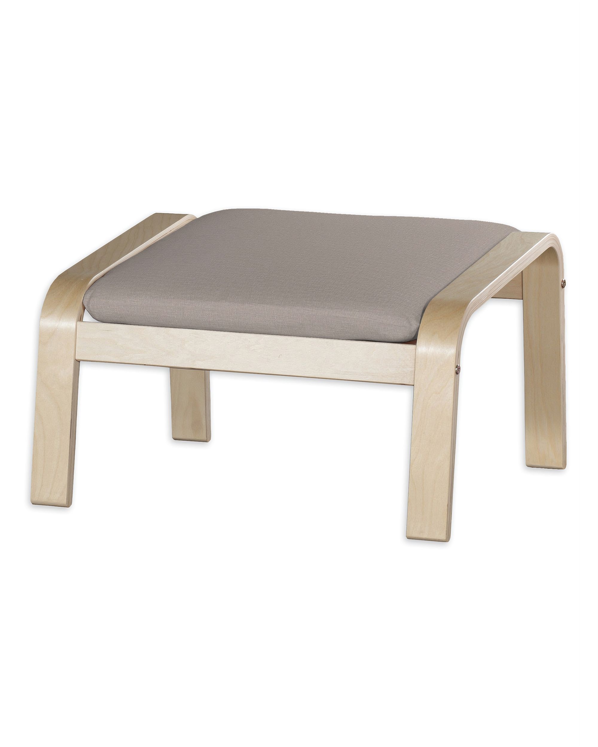 Bezug für Poäng Hocker Farbe beige Stoff samt