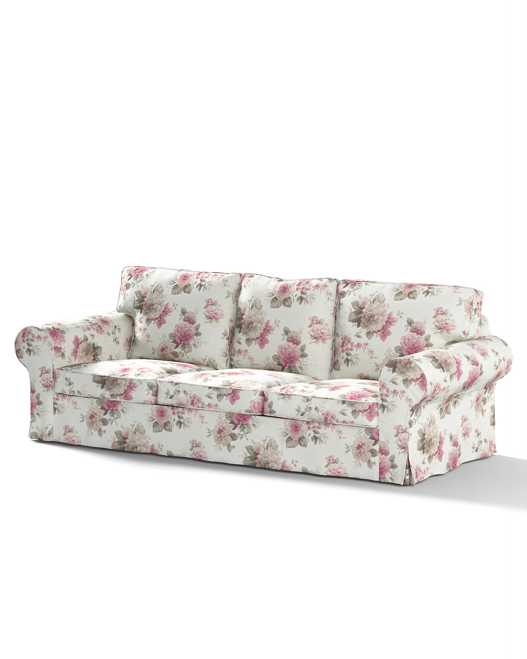 Bezug für Ektorp 3-Sitzer Schlafsofa, ALTES Modell Farbe bunt Stoff gemustert