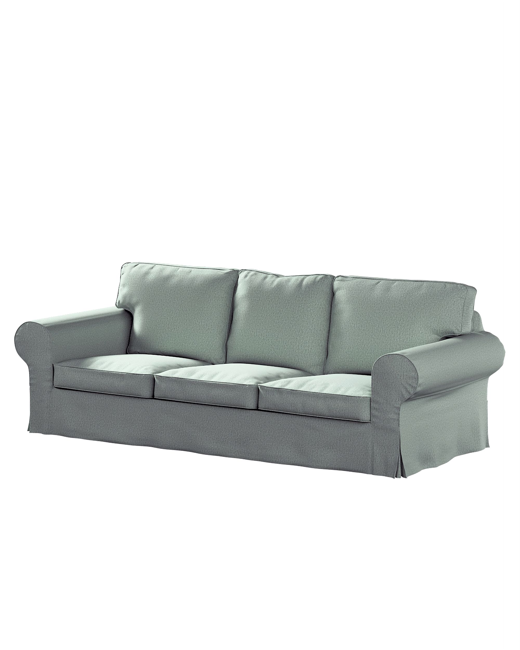Bezug für Ektorp 3-Sitzer Schlafsofa, ALTES Modell Farbe grün Stoff strukturiert