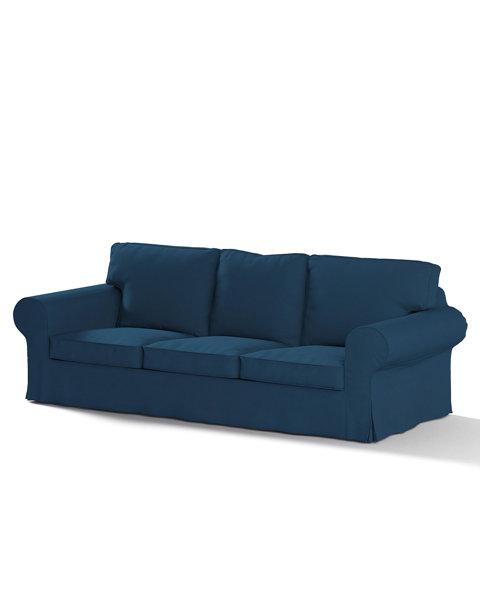 Bezug für Ektorp 3-Sitzer Schlafsofa, ALTES Modell Farbe dunkelblau