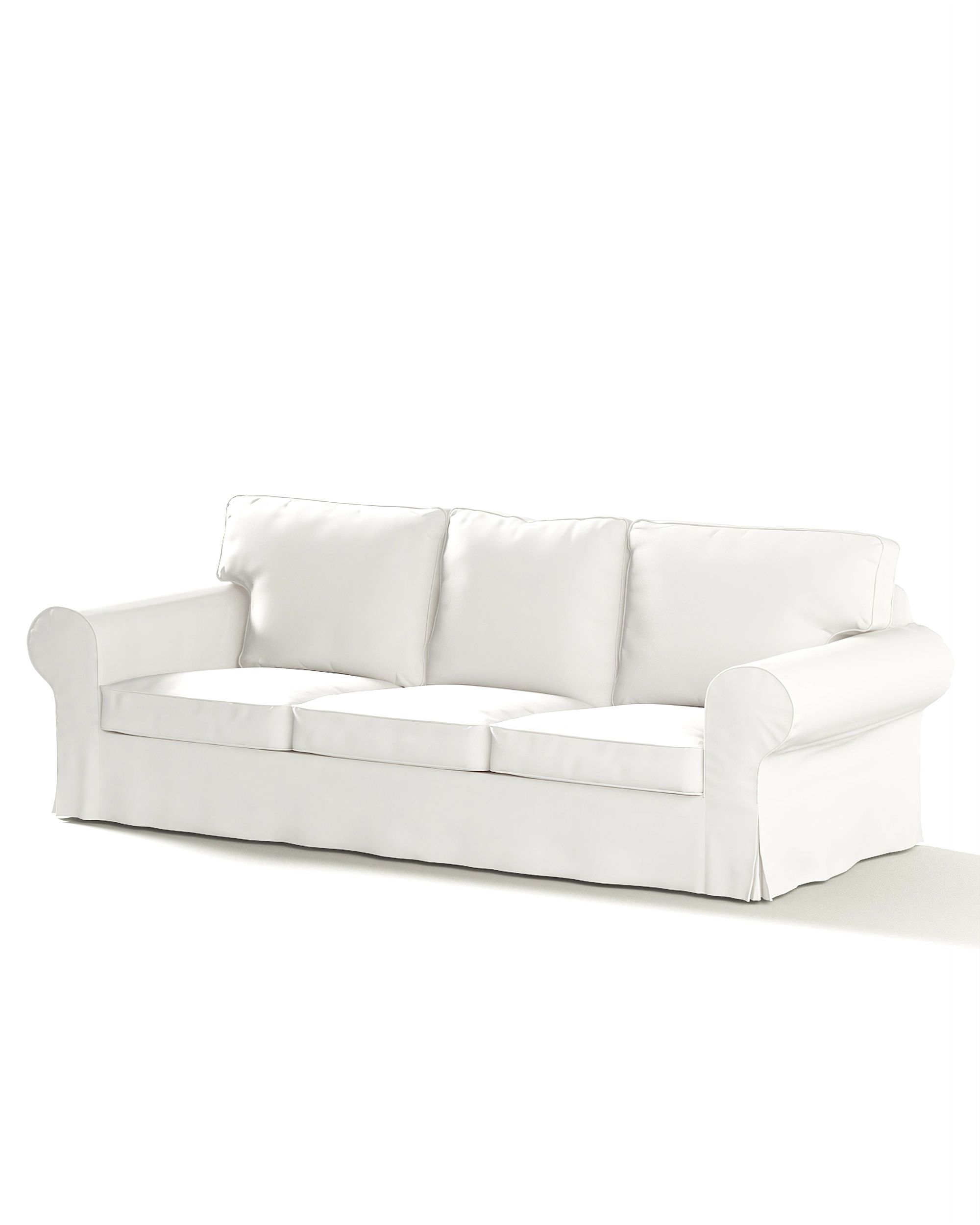 Bezug für Ektorp 3-Sitzer Schlafsofa, ALTES Modell Farbe weiß