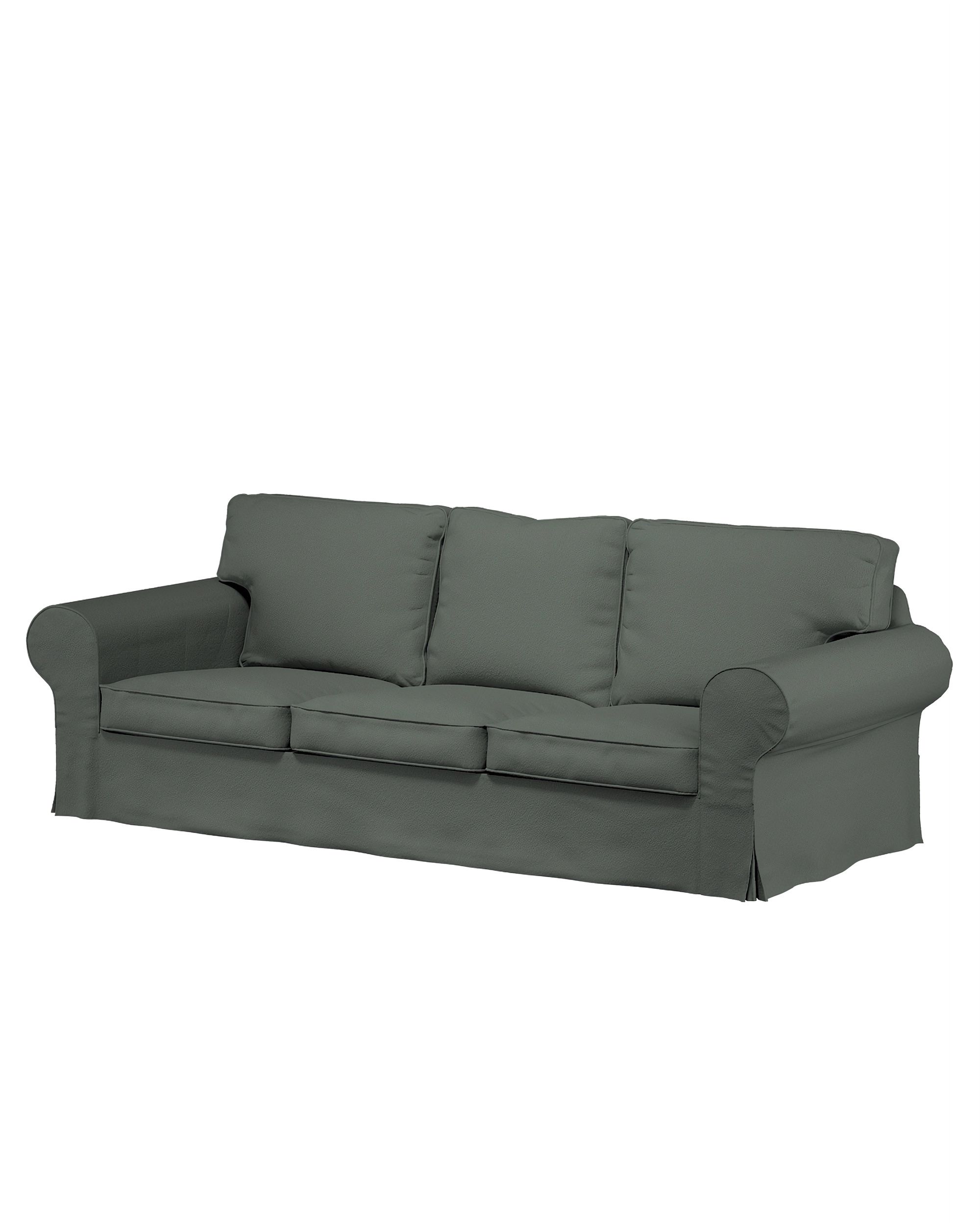 Bezug für Ektorp 3-Sitzer Schlafsofa, ALTES Modell Farbe grün Stoff strukturiert
