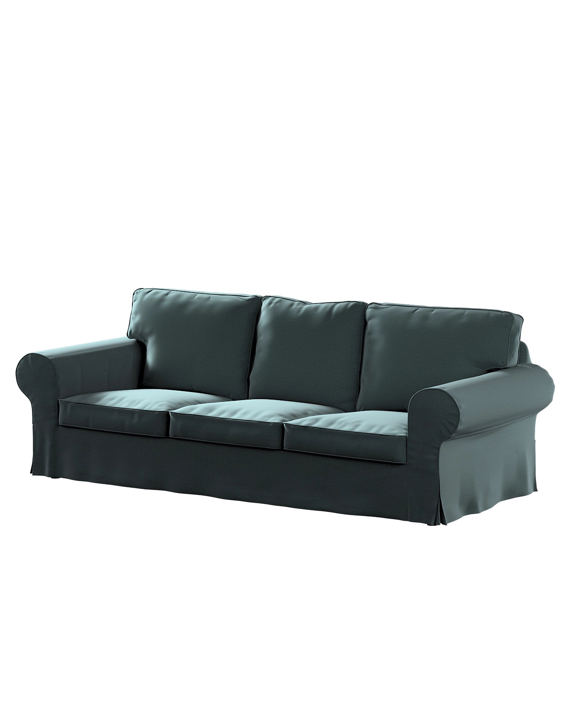 Bezug für Ektorp 3-Sitzer Schlafsofa, ALTES Modell Farbe grün Stoff samt