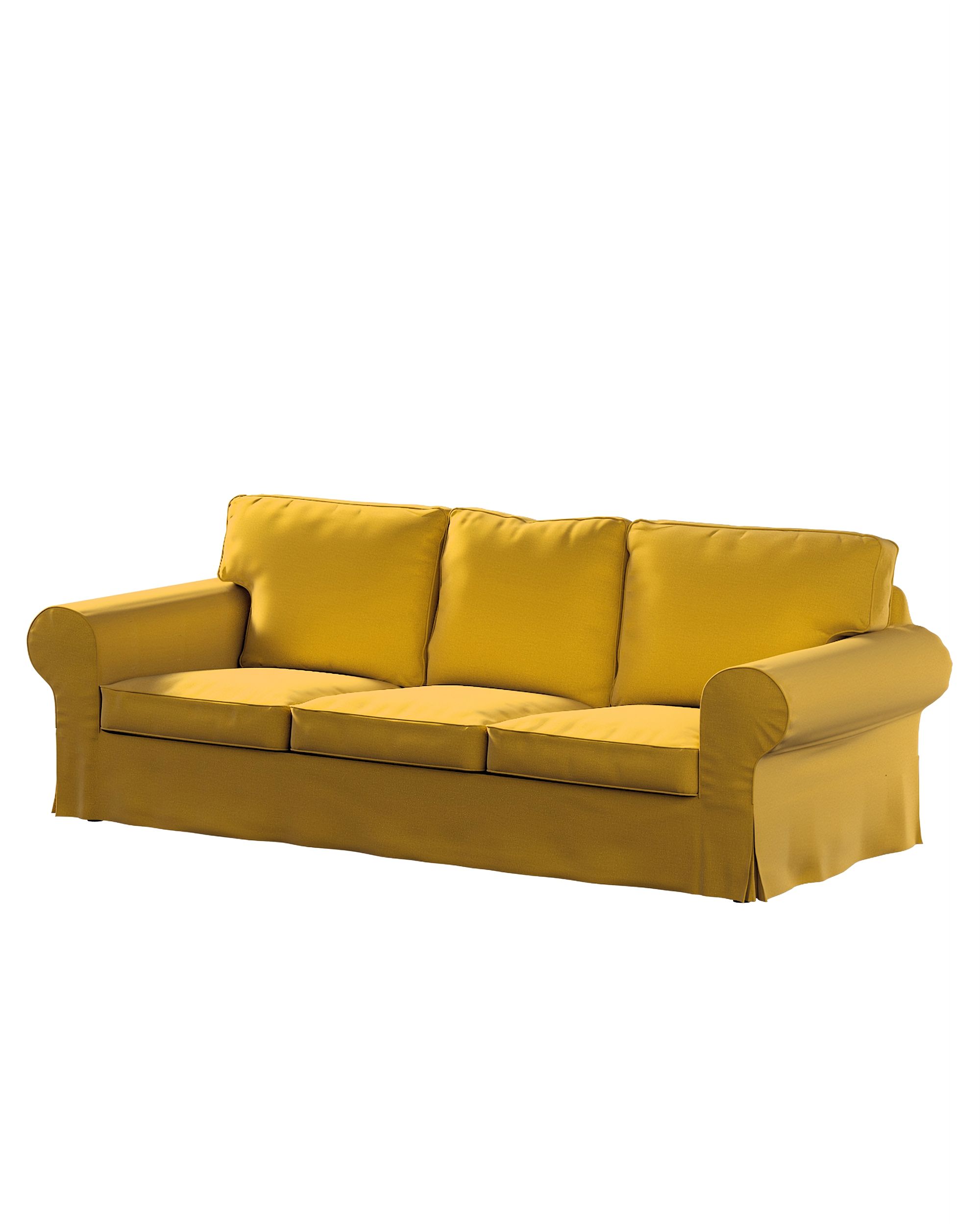 Bezug für Ektorp 3-Sitzer Schlafsofa, ALTES Modell Farbe gelb Stoff samt