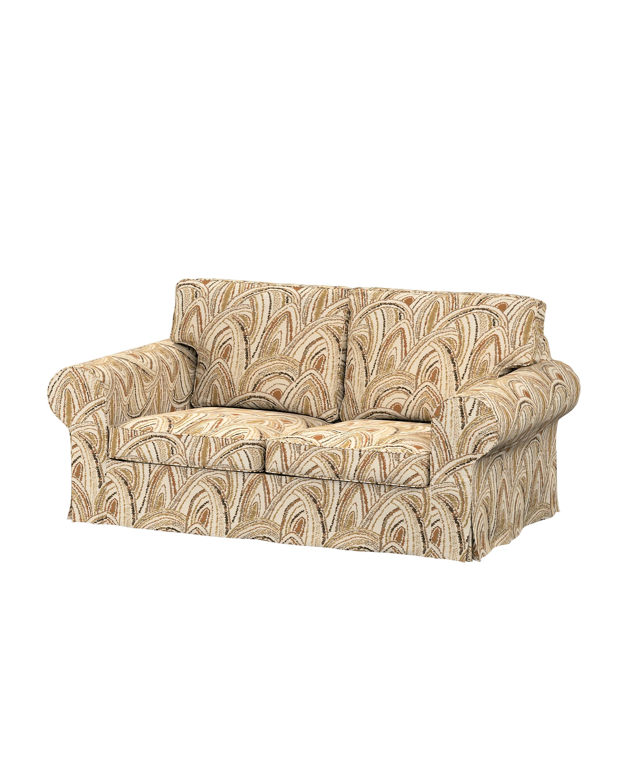 Bezug für Ektorp 2-Sitzer Schlafsofa ALTES Modell Farbe beige Stoff strukturiert, gemustert