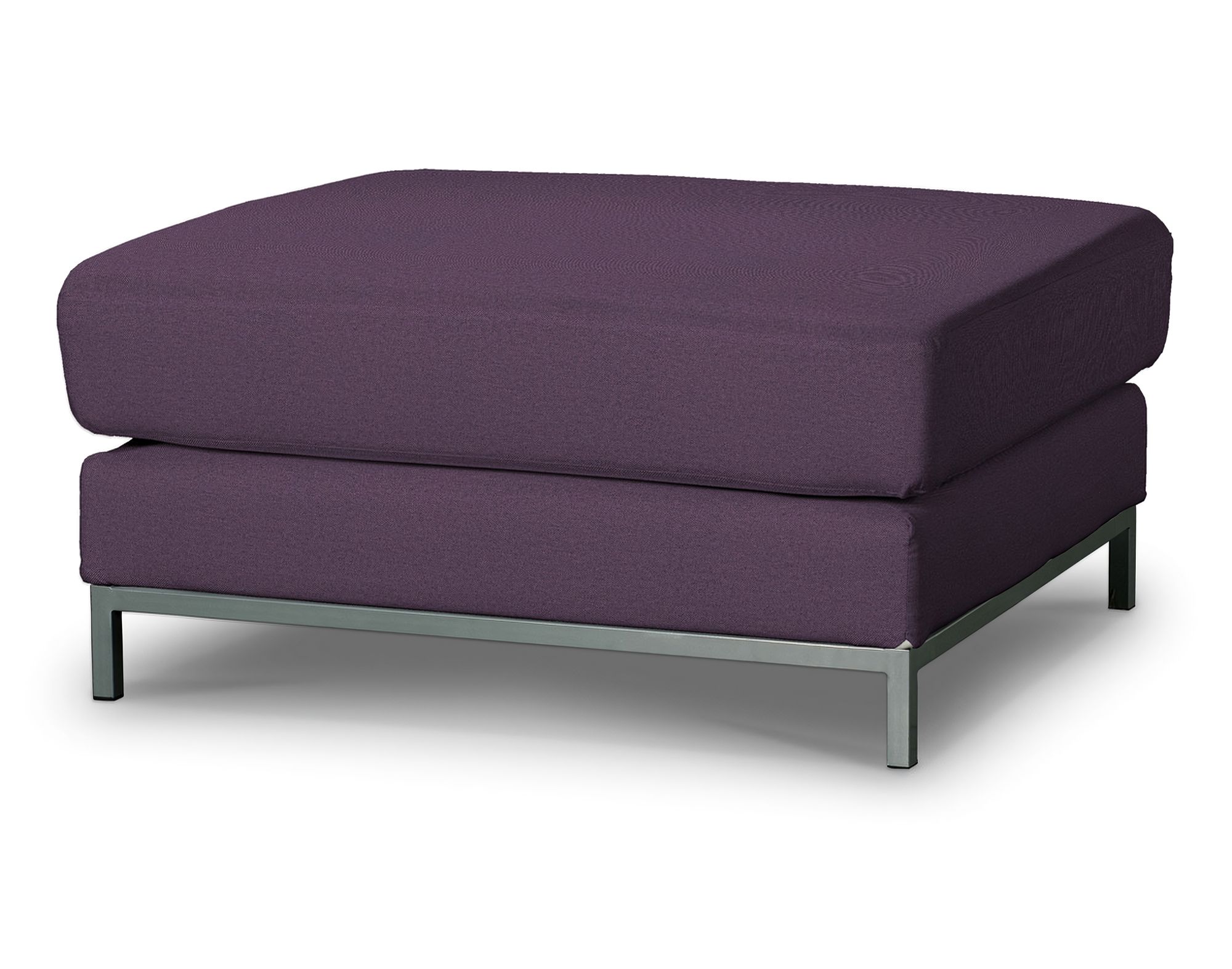 Bezug für Kramfors Hocker Farbe violett Stoff strukturiert