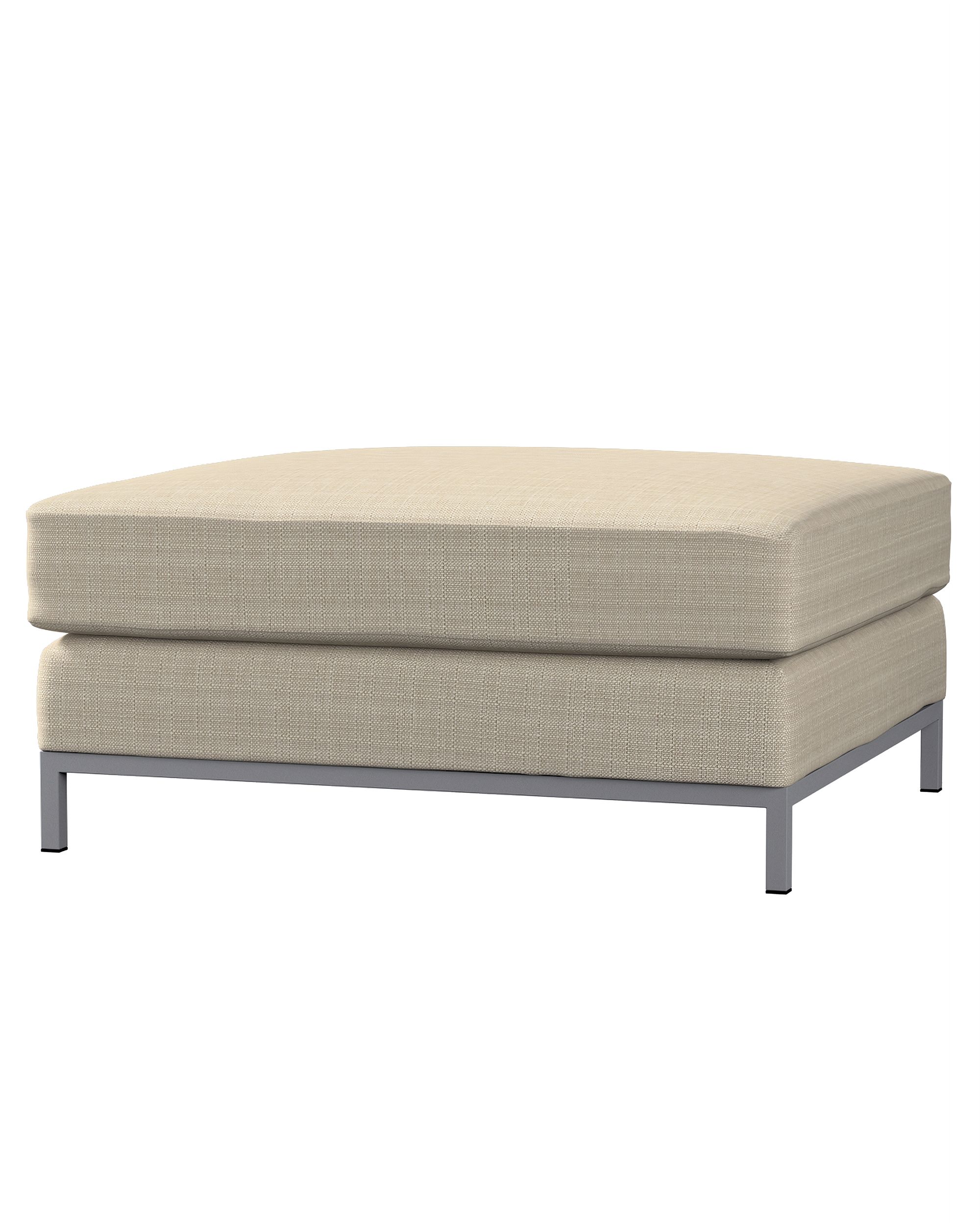 Bezug für Kramfors Hocker Farbe beige Stoff strukturiert