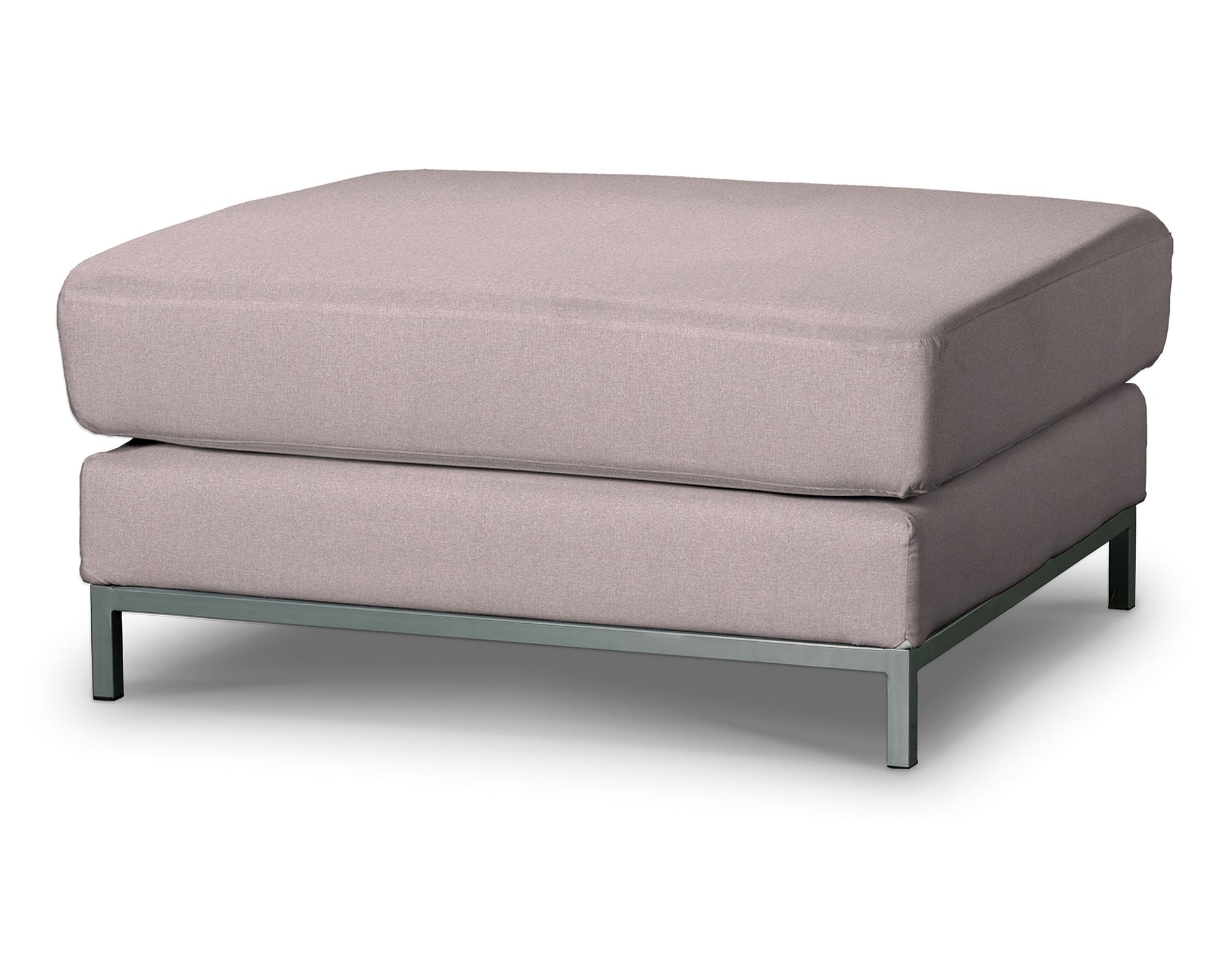 Bezug für Kramfors Hocker Farbe rosa Stoff strukturiert
