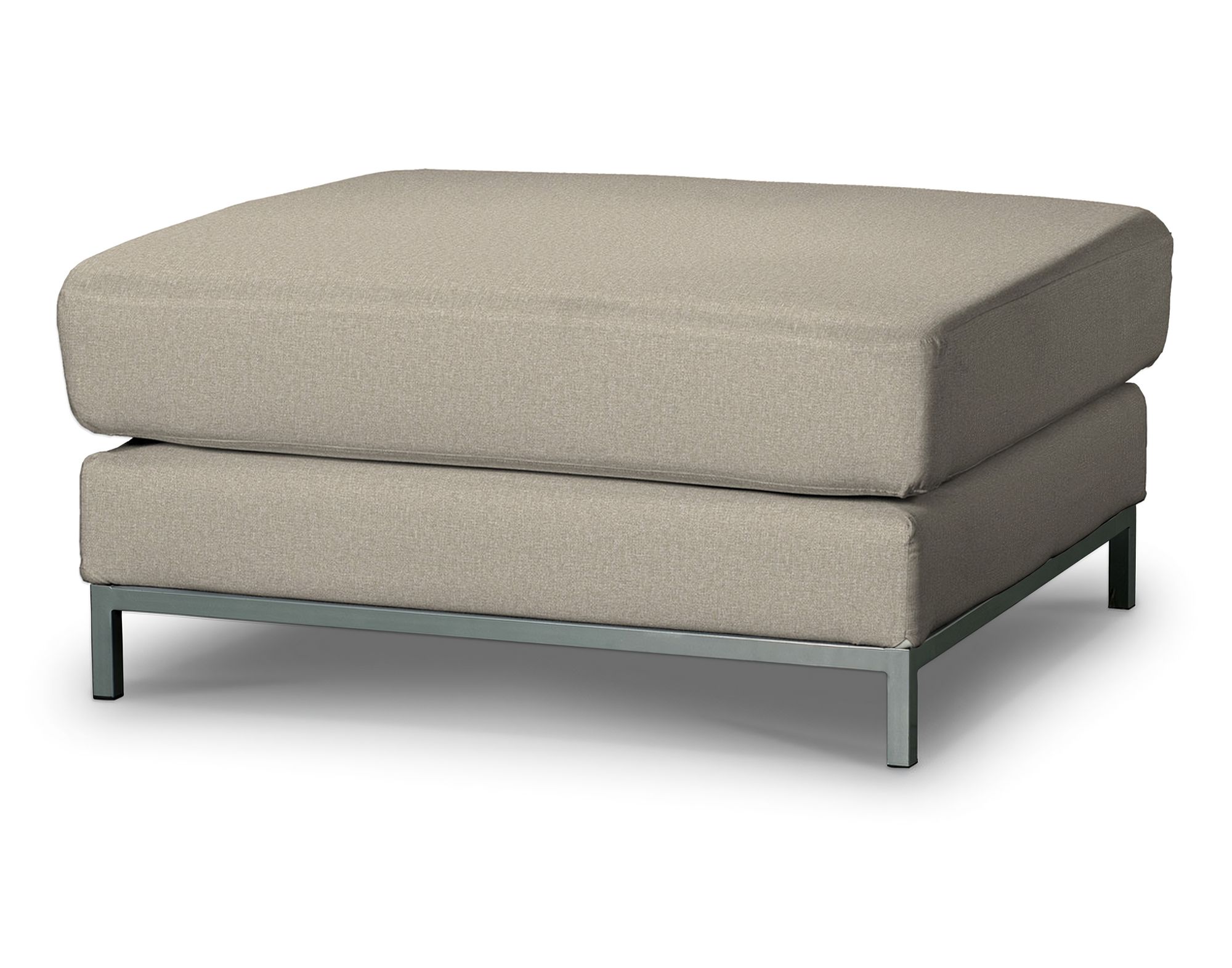 Bezug für Kramfors Hocker Farbe beige Stoff strukturiert