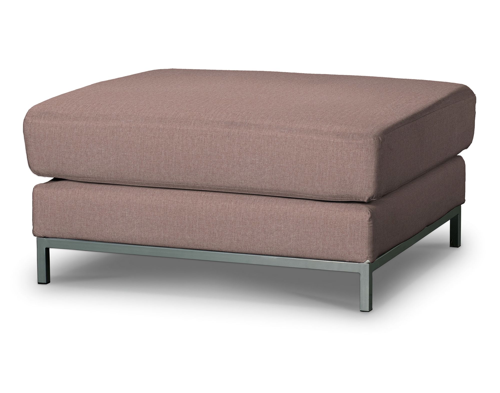 Bezug für Kramfors Hocker Farbe rosa Stoff strukturiert
