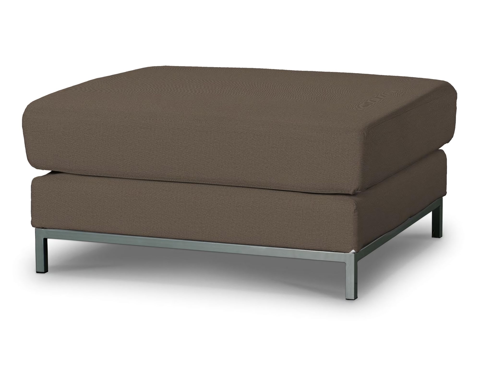 Bezug für Kramfors Hocker Farbe braun Stoff strukturiert