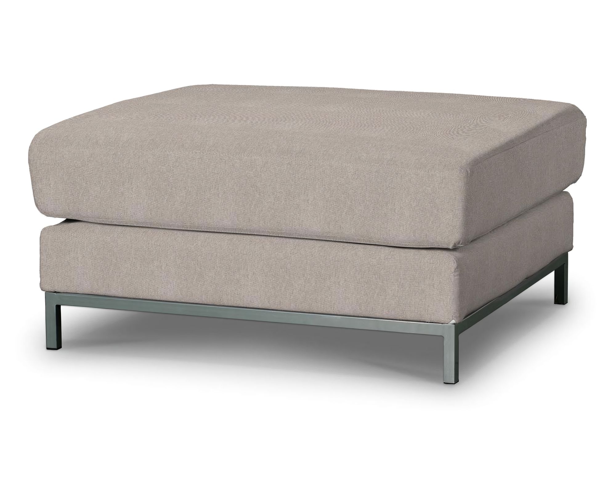 Bezug für Kramfors Hocker Farbe beige Stoff strukturiert