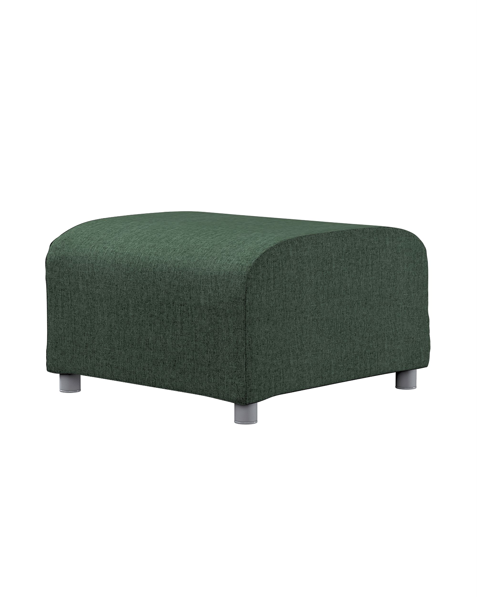 Bezug für Klippan Hocker Farbe grün Stoff strukturiert
