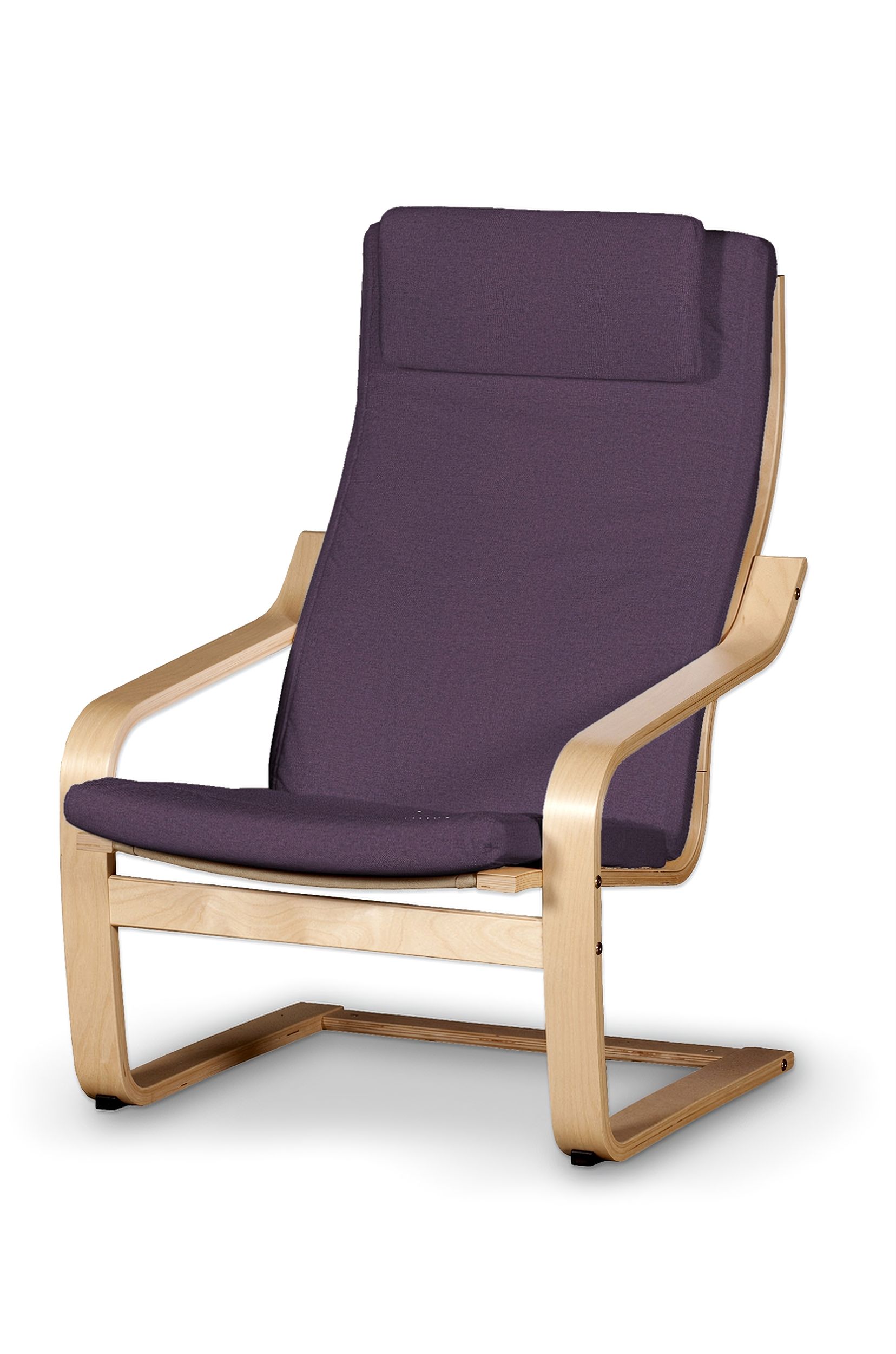 Bezug für Poäng Sessel II Farbe violett Stoff strukturiert