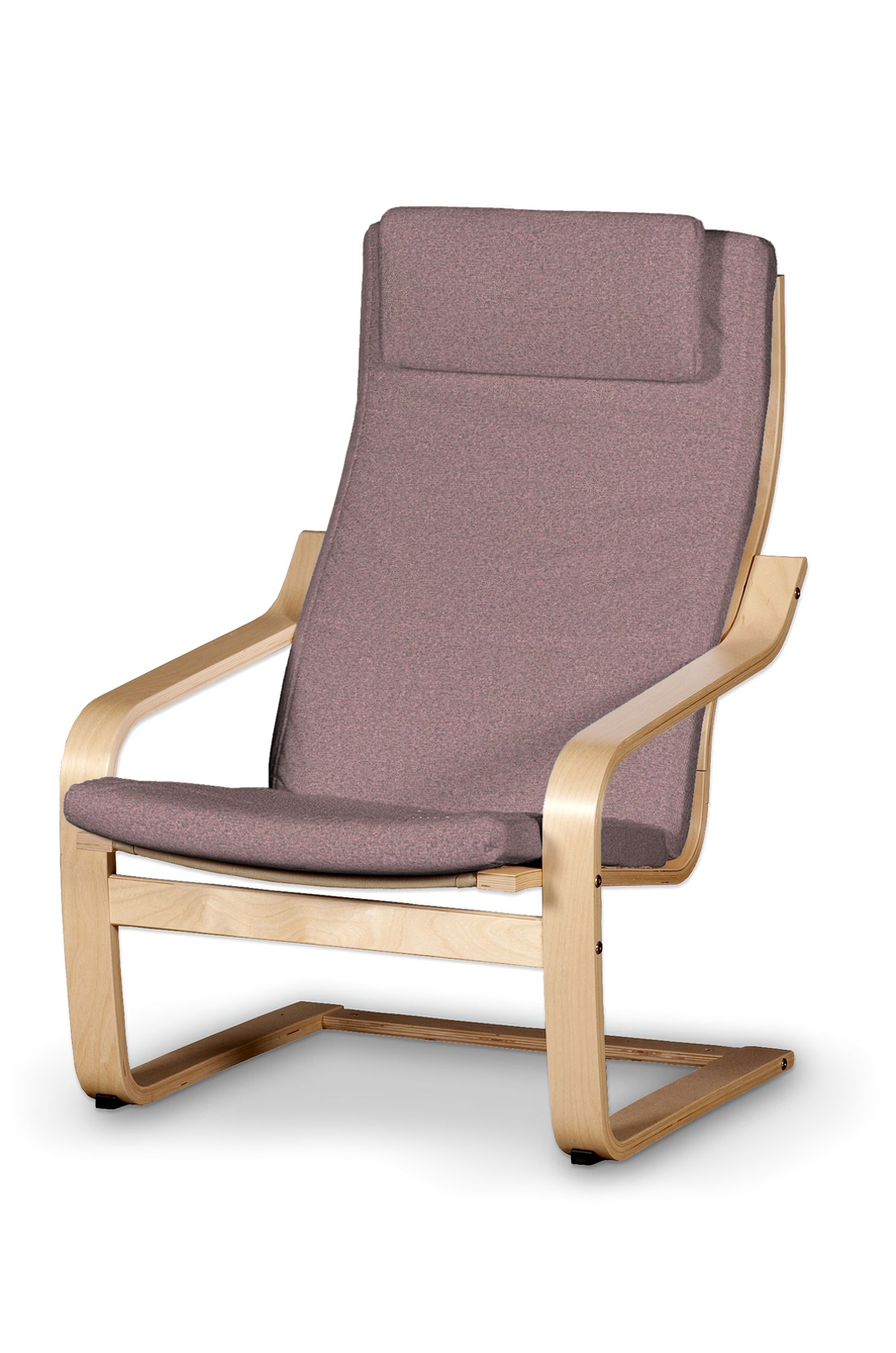 Bezug für Poäng Sessel II Farbe rosa Stoff strukturiert