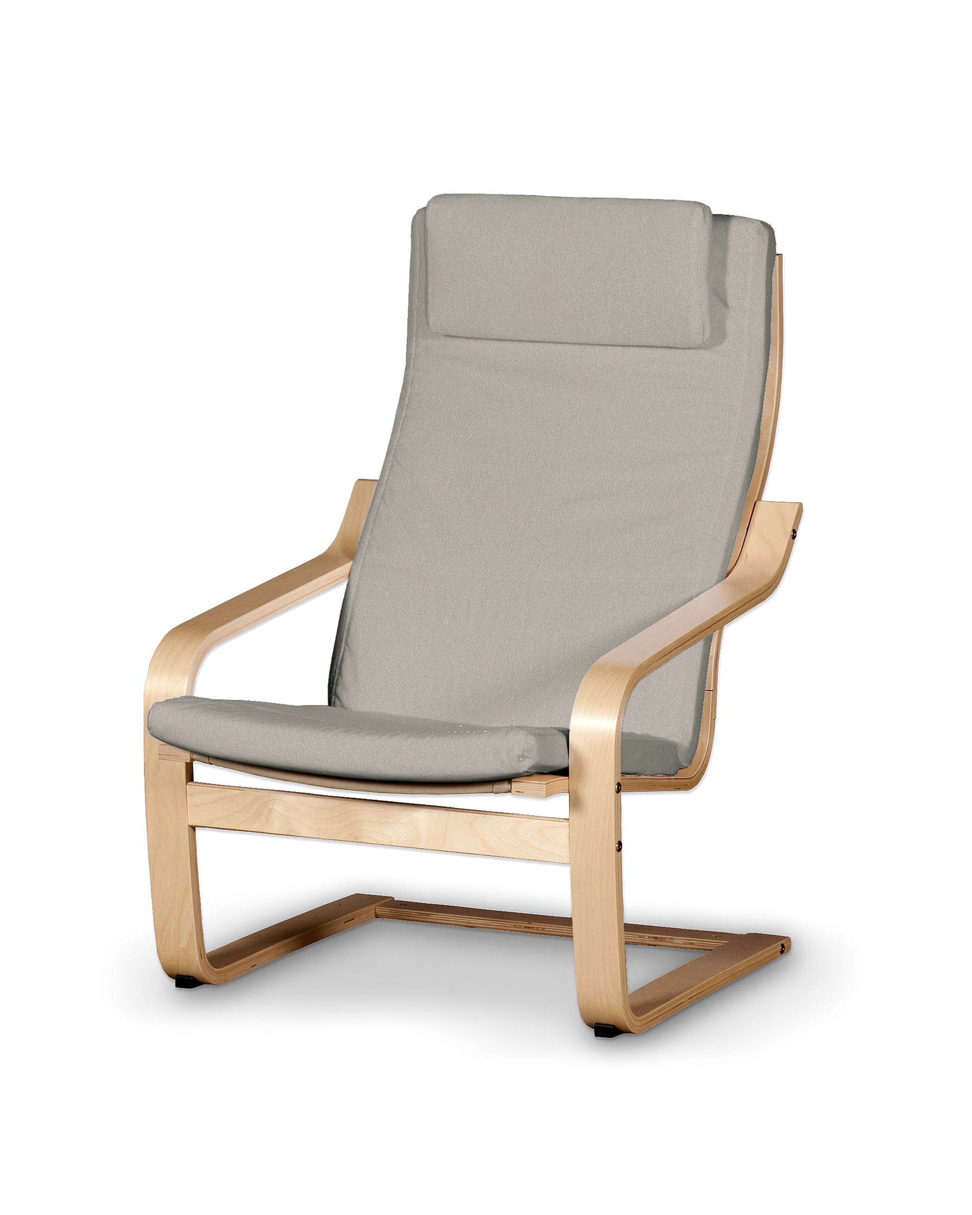Bezug für Poäng Sessel II Farbe beige Stoff strukturiert