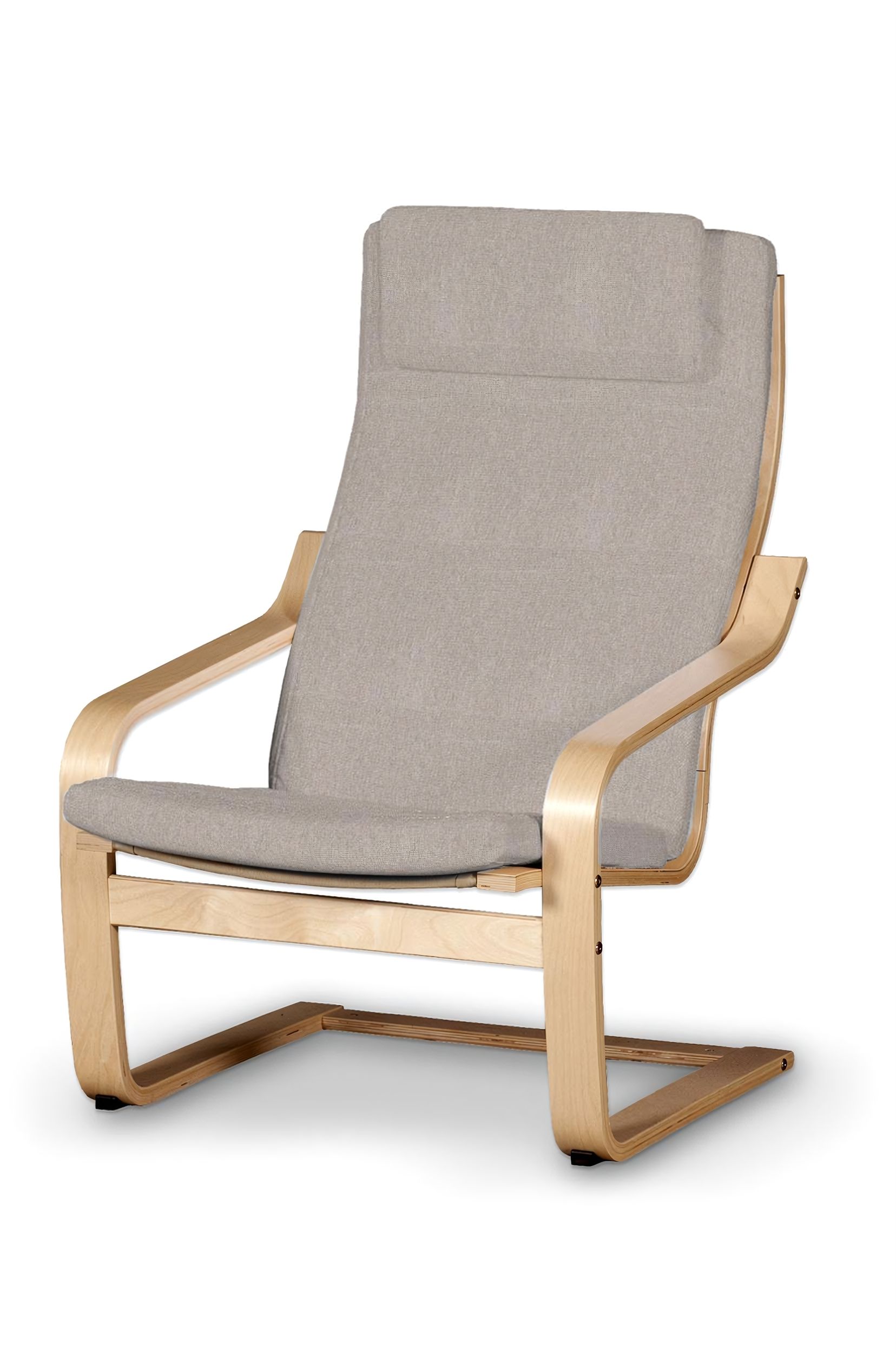 Bezug für Poäng Sessel II Farbe beige Stoff strukturiert
