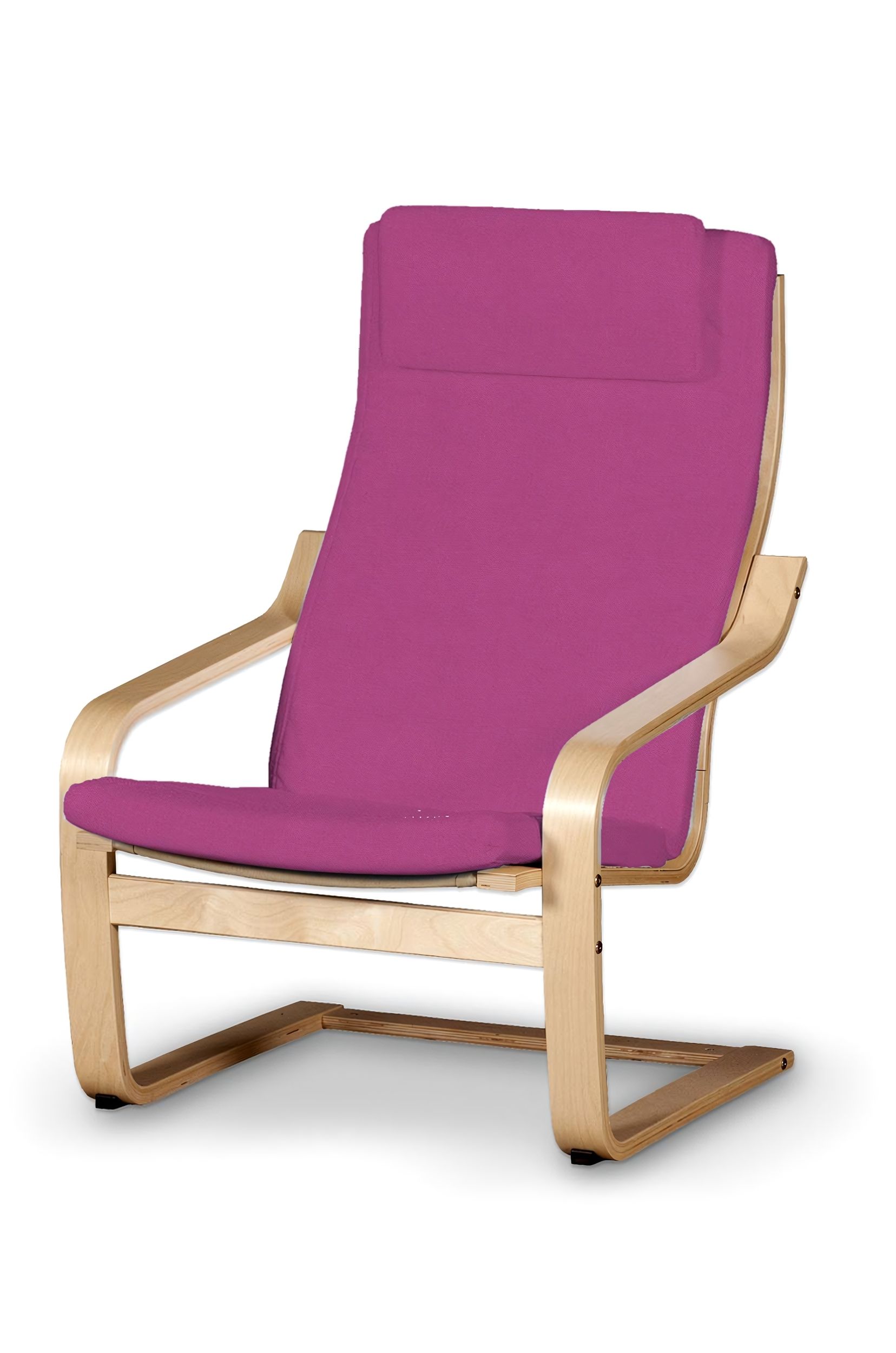 Bezug für Poäng Sessel II Farbe rosa Stoff strukturiert