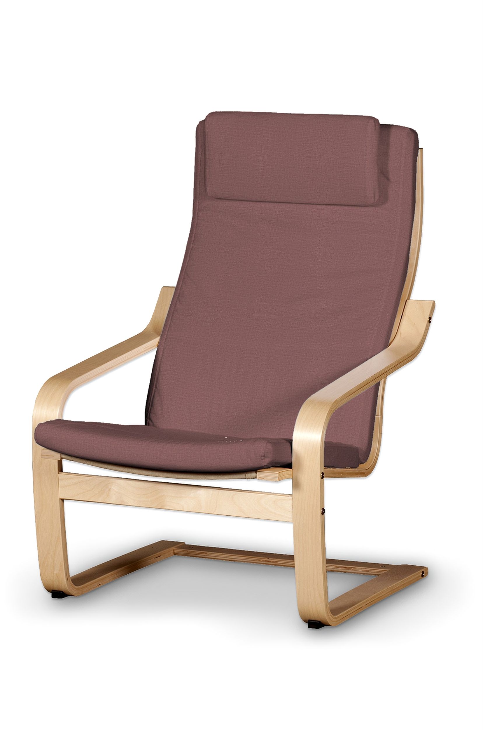 Bezug für Poäng Sessel II Farbe violett Stoff samt