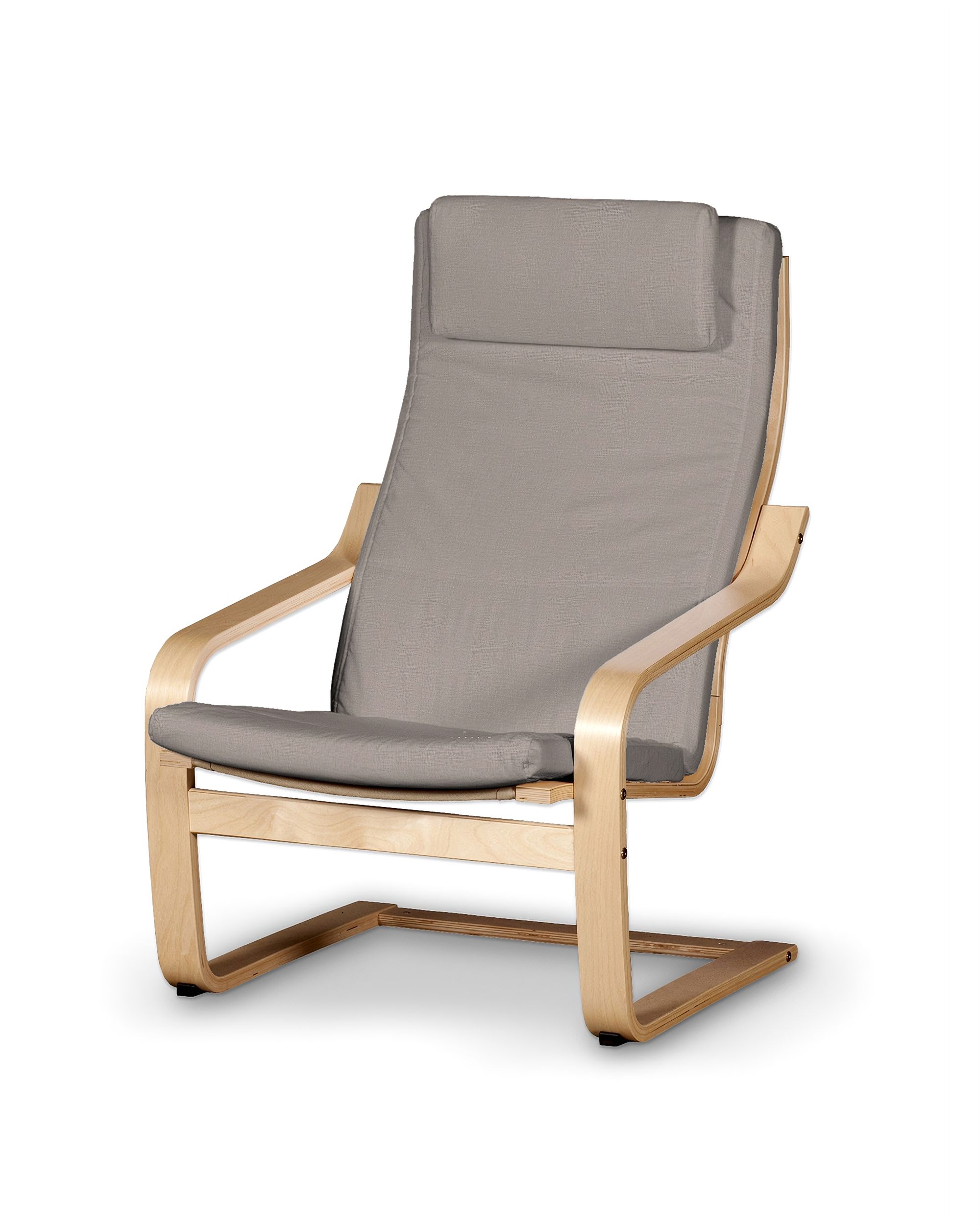 Bezug für Poäng Sessel II Farbe beige Stoff samt