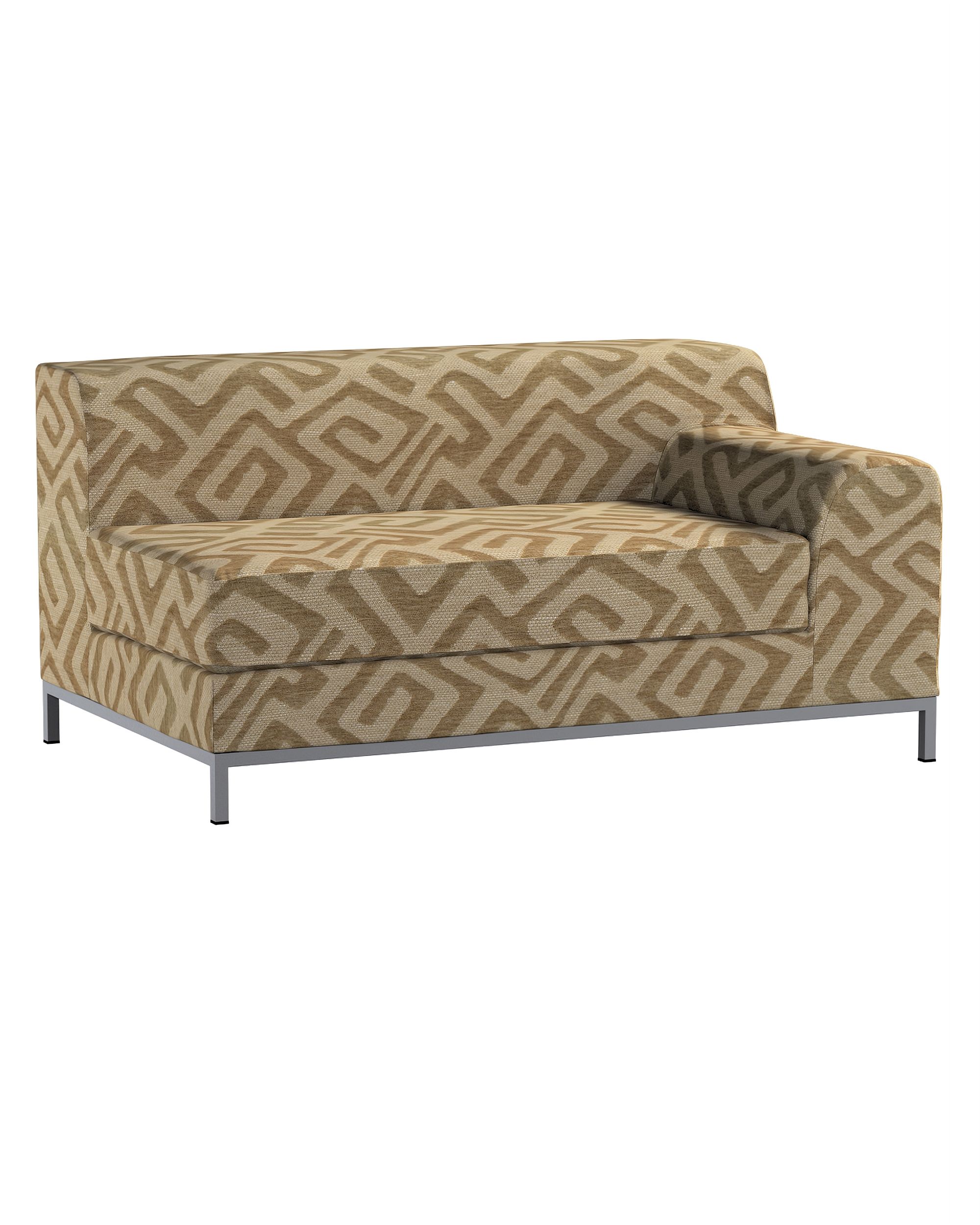 Kramfors 2-Sitzer Sofabezug, Lehne rechts Farbe beige Stoff strukturiert, gemustert
